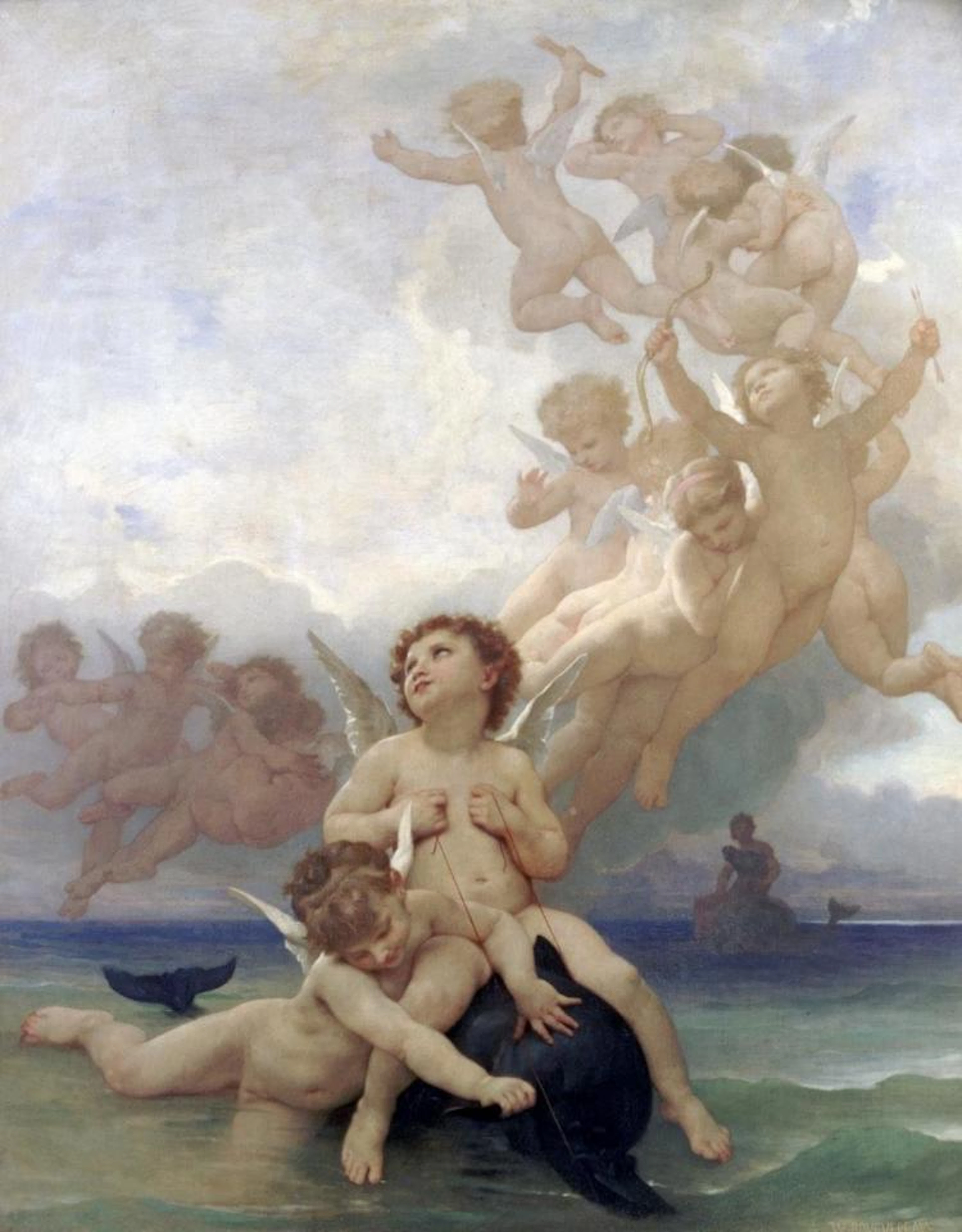 WILLIAM-ADOLPHE BOUGUEREAU - THE BIRTH OF VENUS