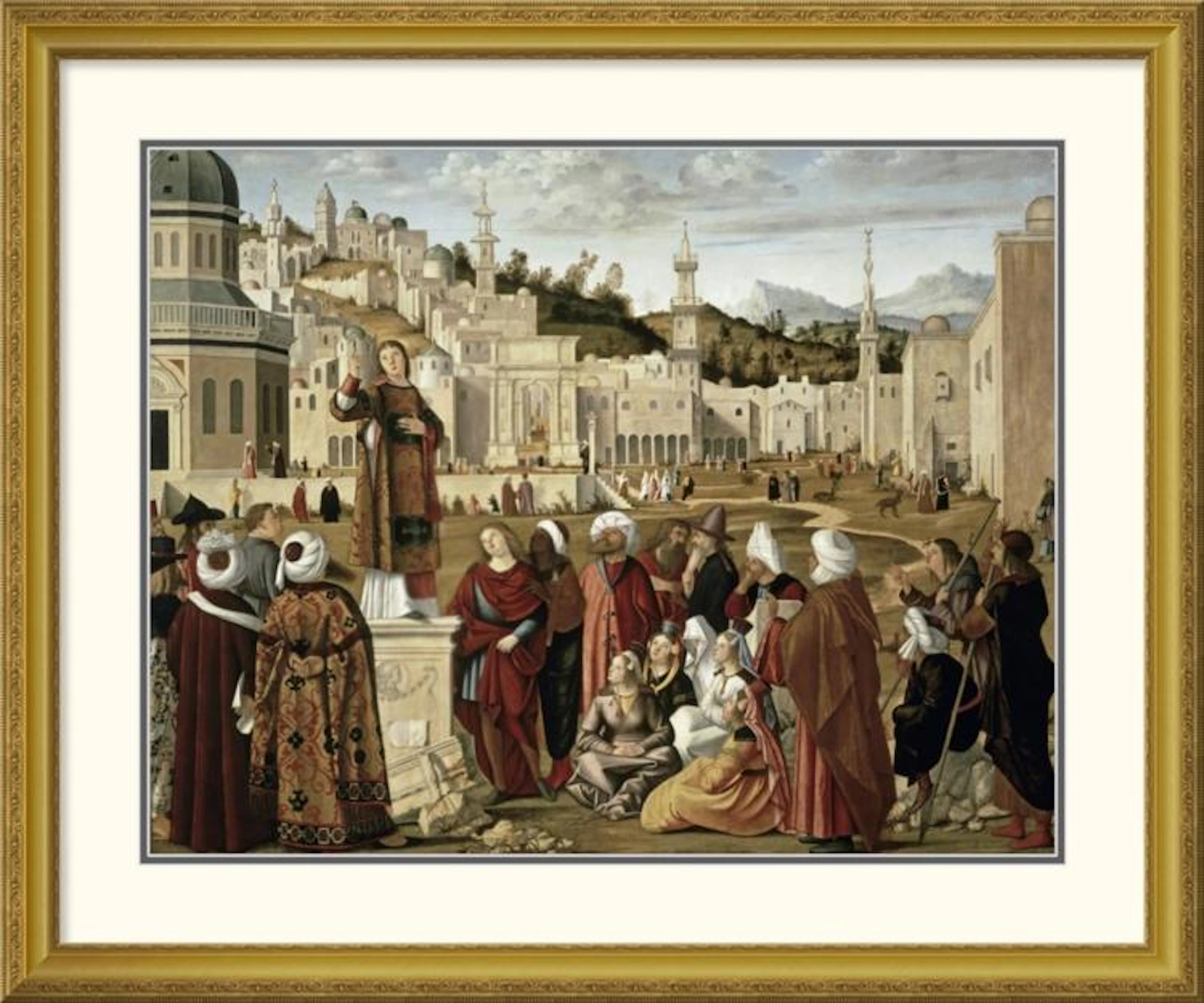 Vittore Carpaccio - St. Stephen Preaching at Jerusalem