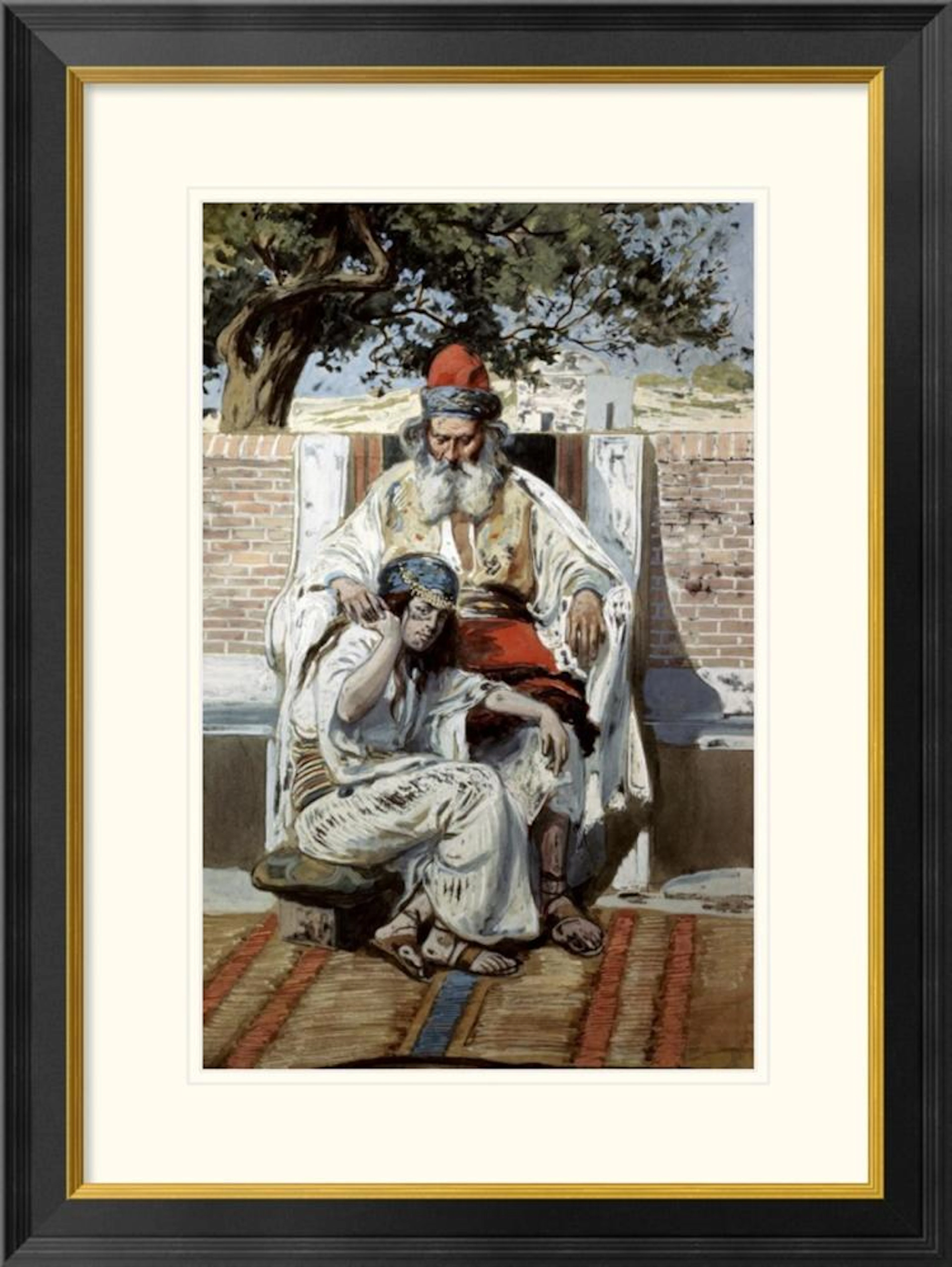 James Tissot - David and Abishag