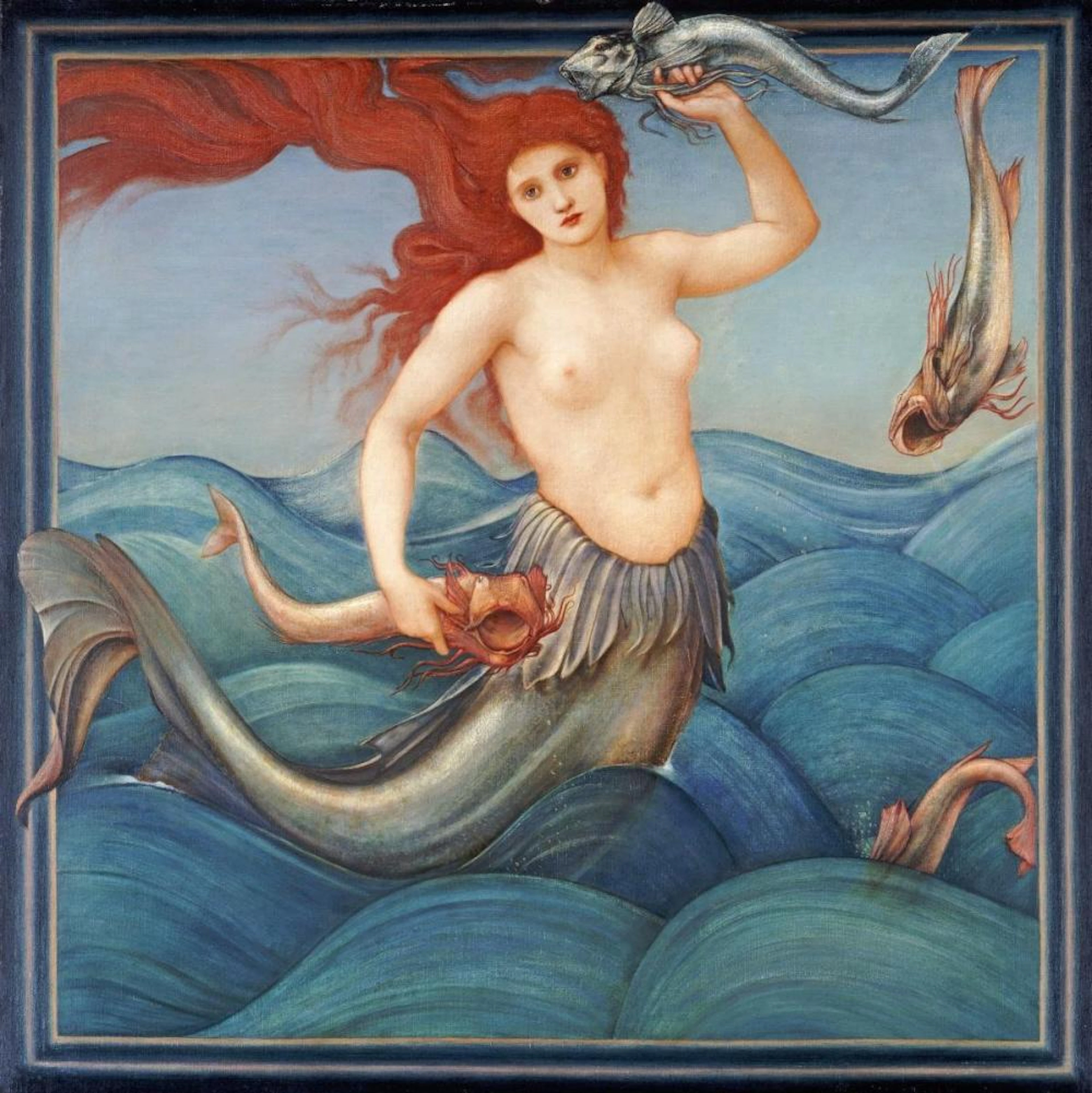SIR EDWARD BURNE-JONES - A SEA-NYMPH