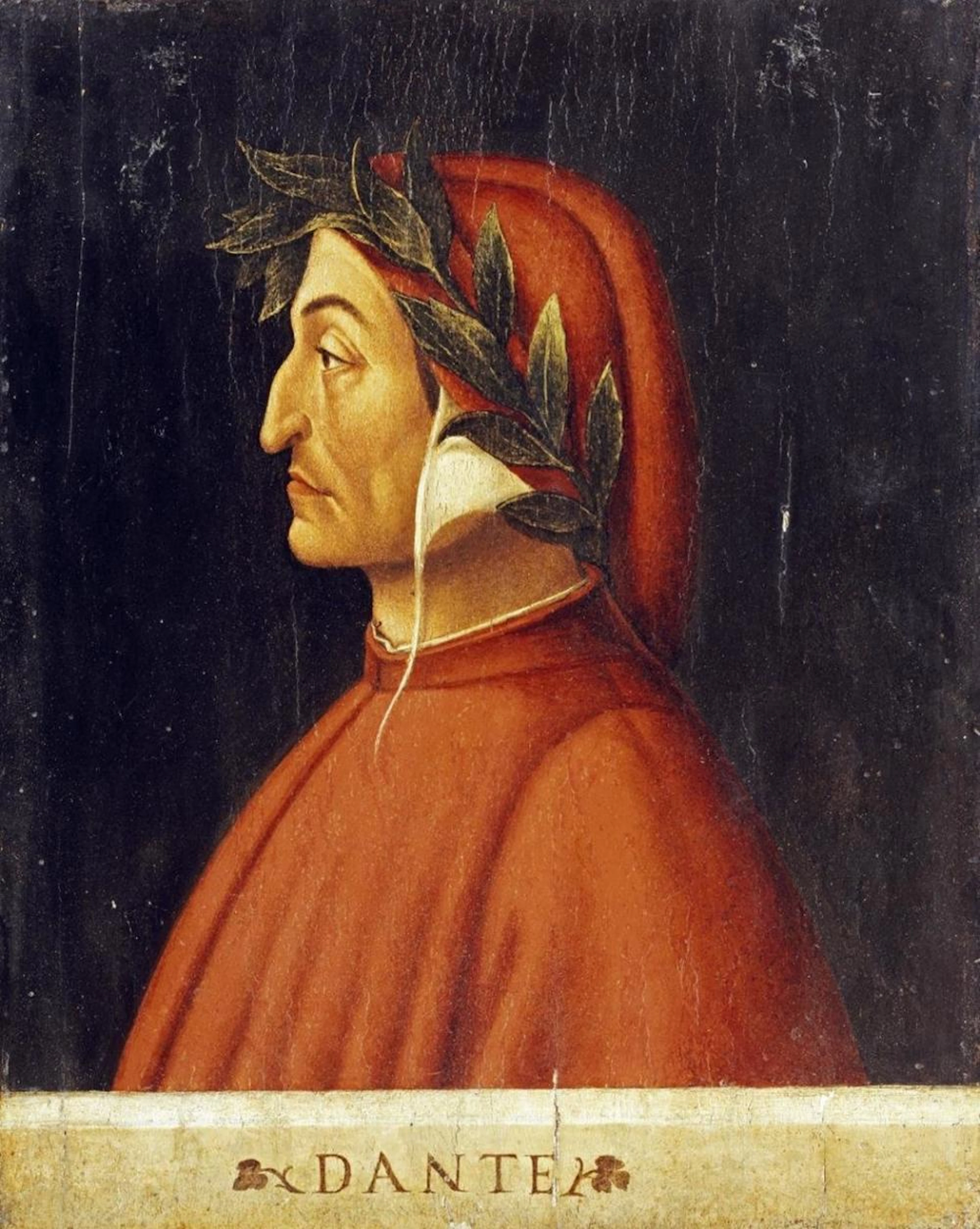 DOMENICO GHIRLANDAIO - PORTRAIT OF DANTE