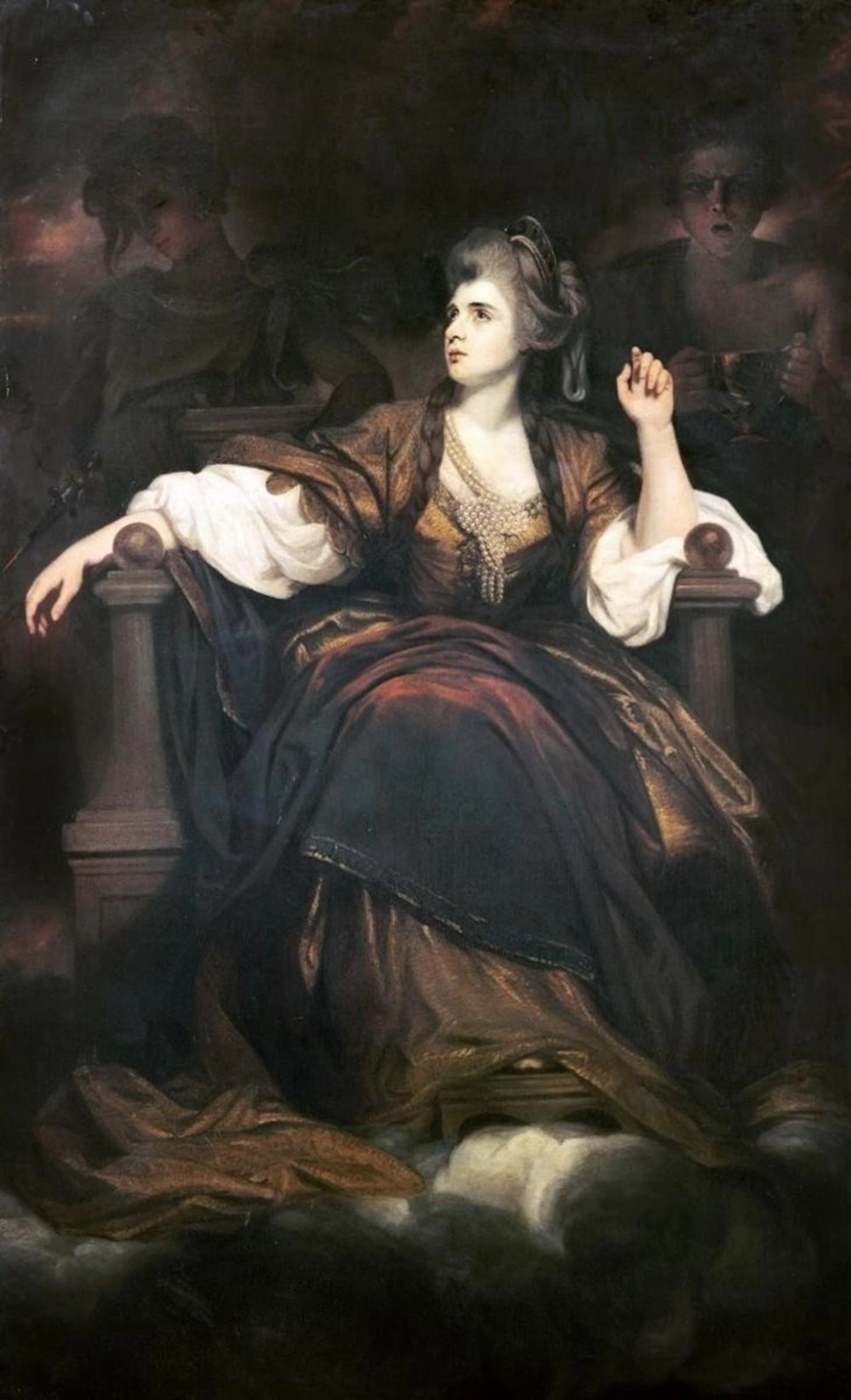 JOSHUA REYNOLDS - MRS. SIDDONS AS THE TRAGIC MUSE