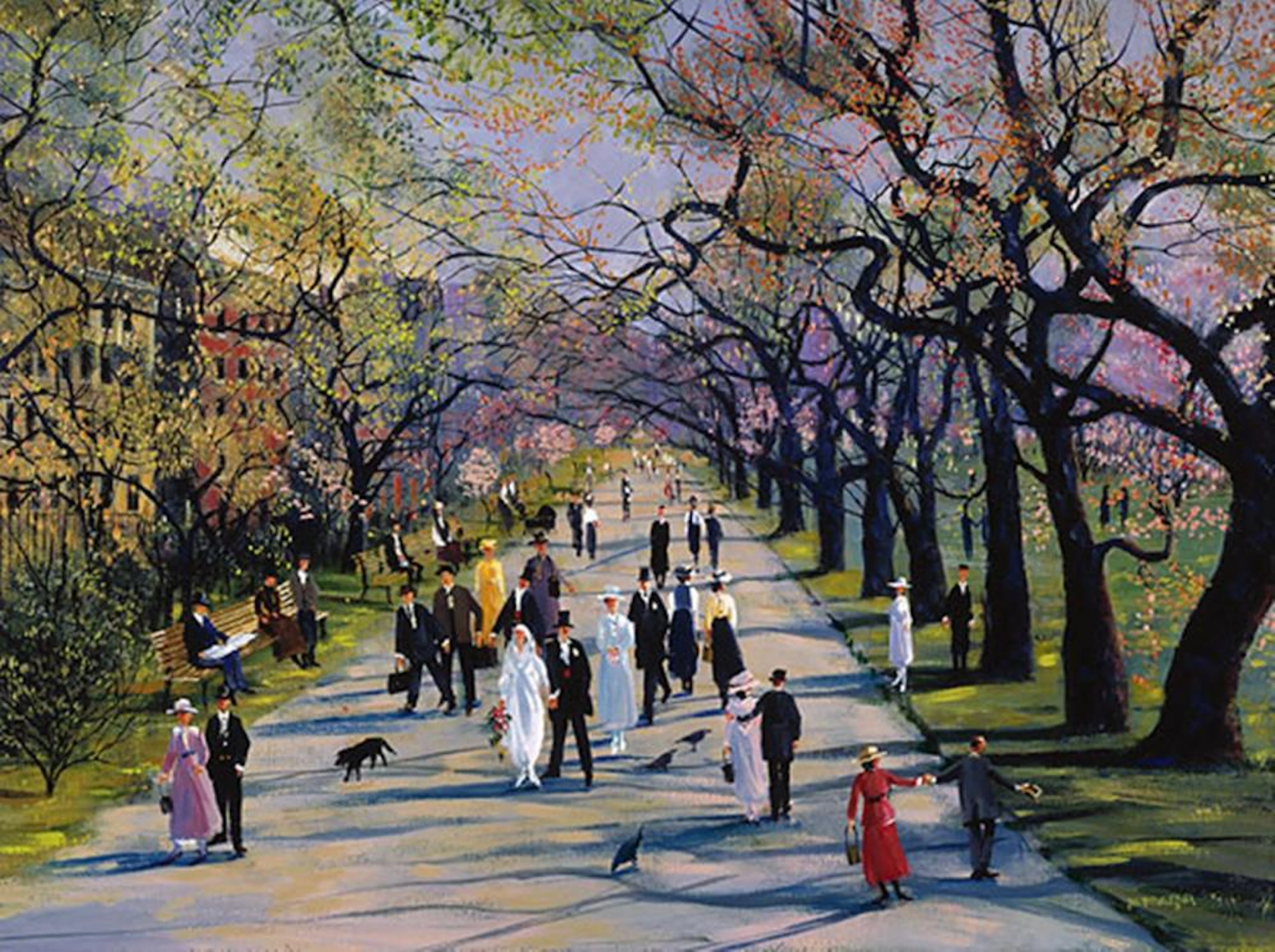 Sally Caldwell Fisher Spring In The Public Garden