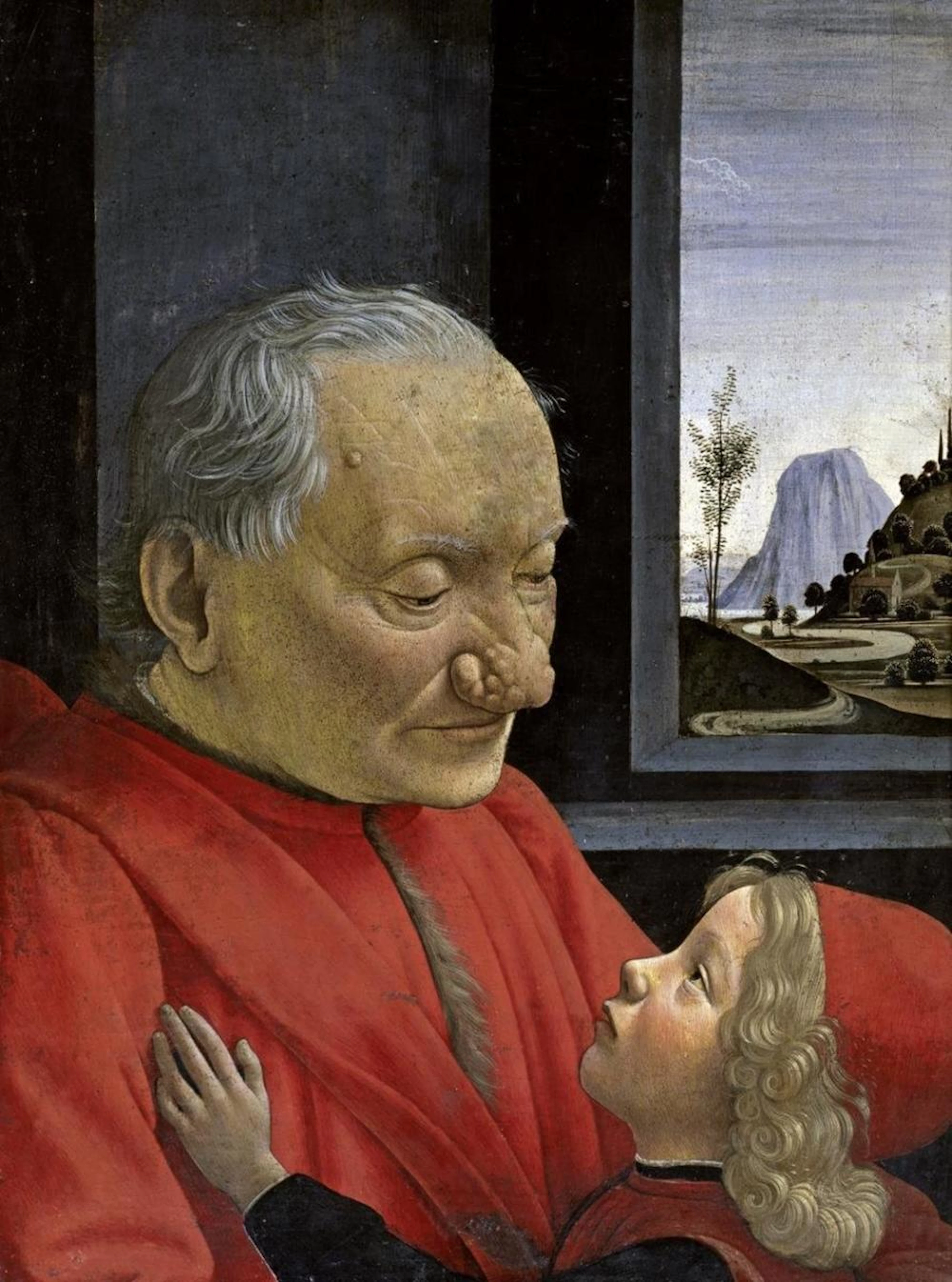 DOMENICO GHIRLANDAIO - PORTRAIT OF AN OLD MAN AND HIS GRANDSON