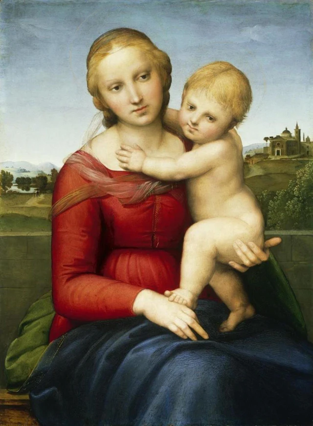 RAPHAEL - THE SMALL COWPER MADONNA, C. 1505