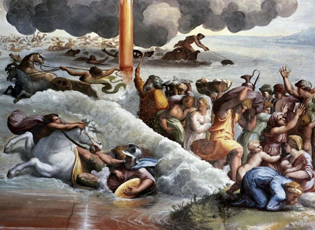 RAPHAEL - MOSES CROSSING THE RED SEA