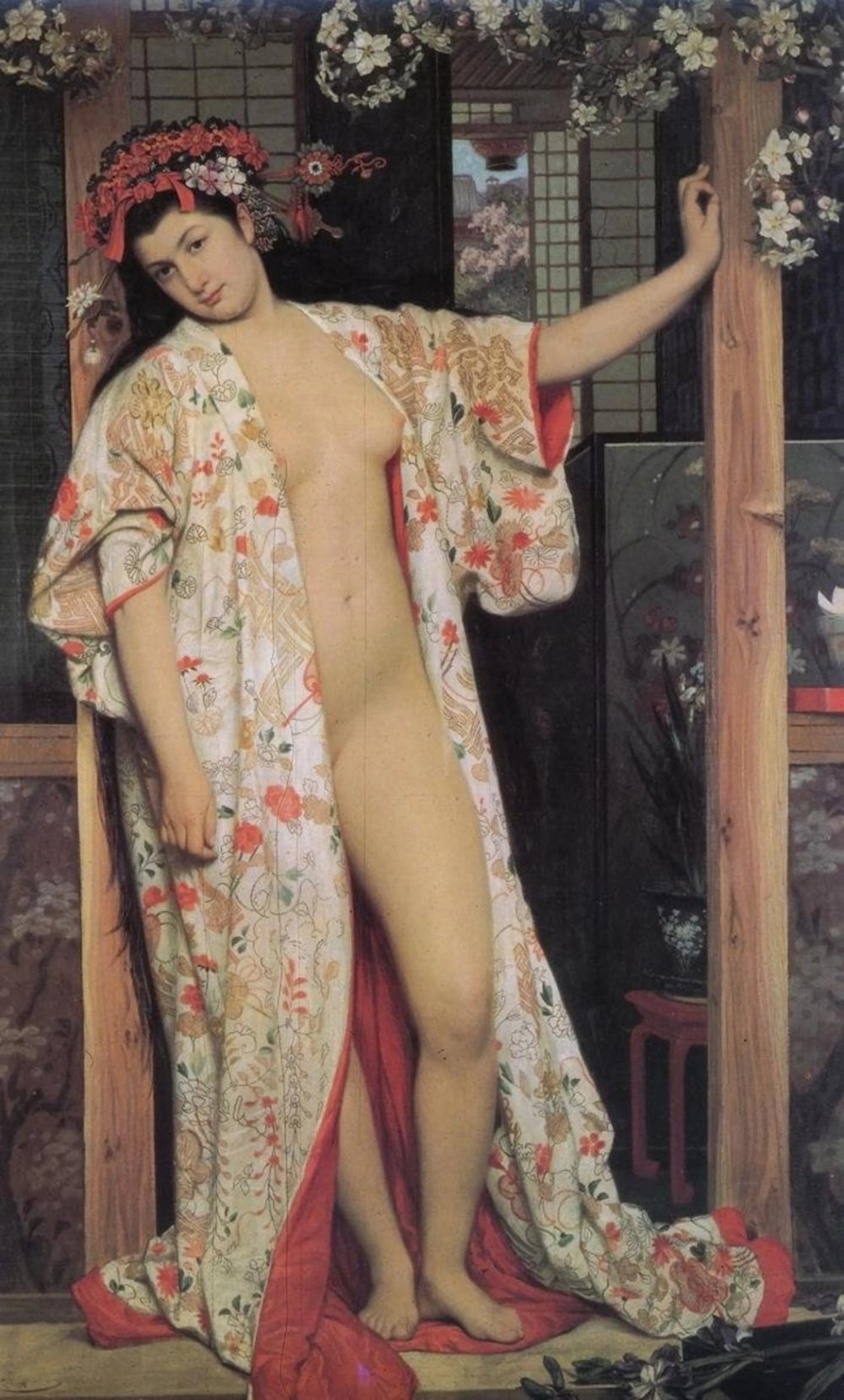JAMES TISSOT - JAPANESE GIRL BATHING