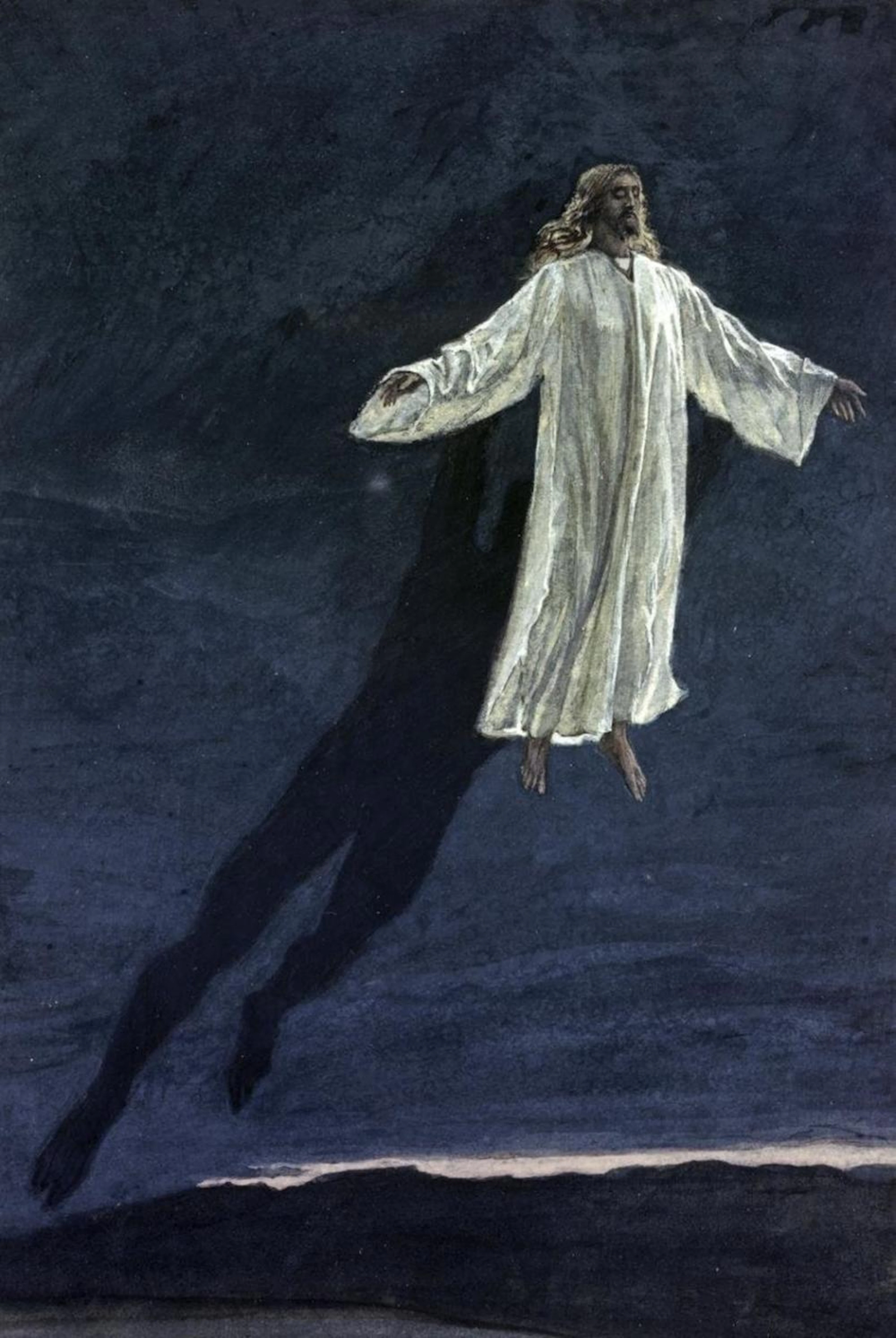 JAMES TISSOT - JESUS TAKEN UP ONTO A HIGH MOUNTAIN