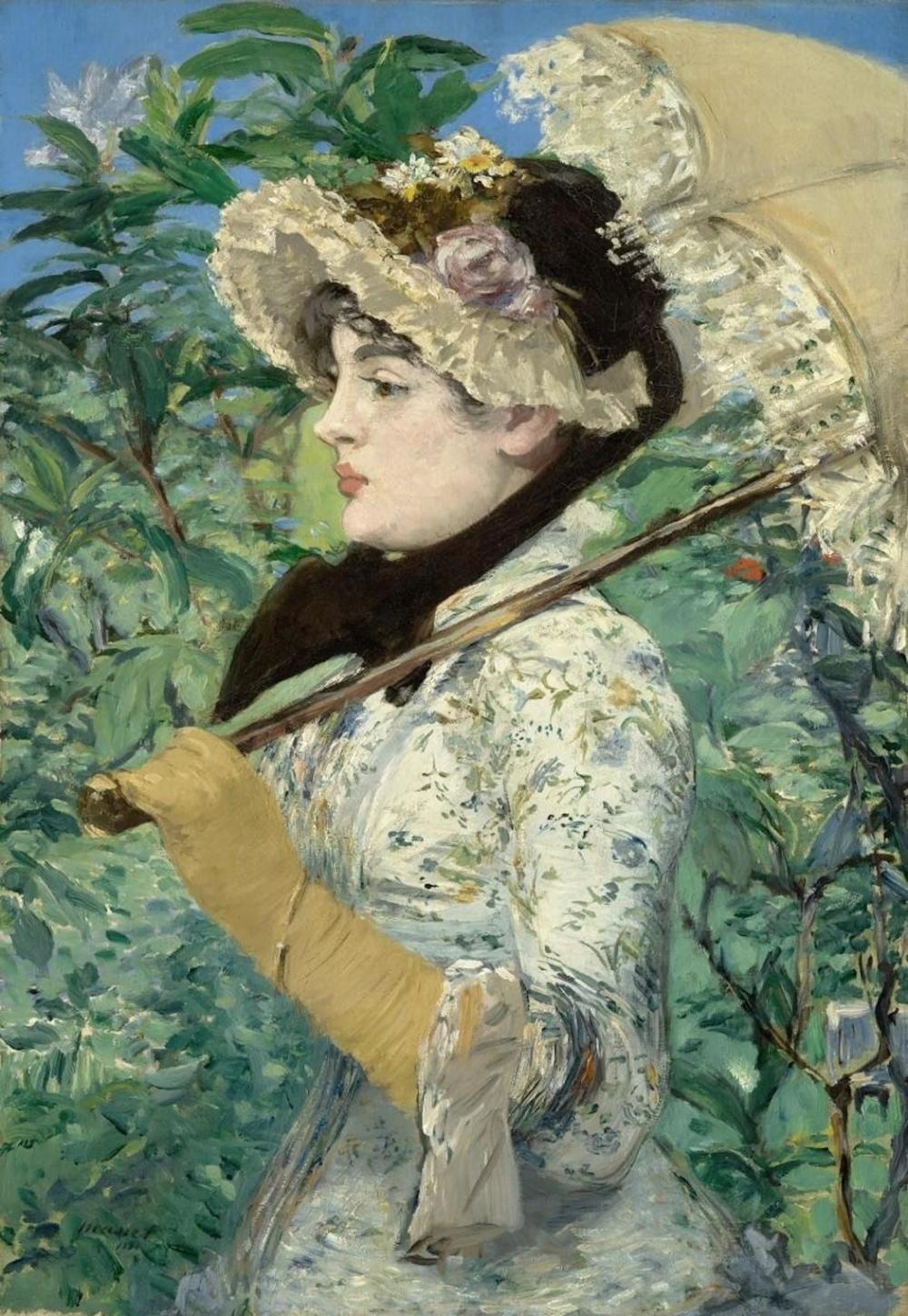 EDOUARD MANET - LE PRINTEMPS (JEANNE DEMARSY)