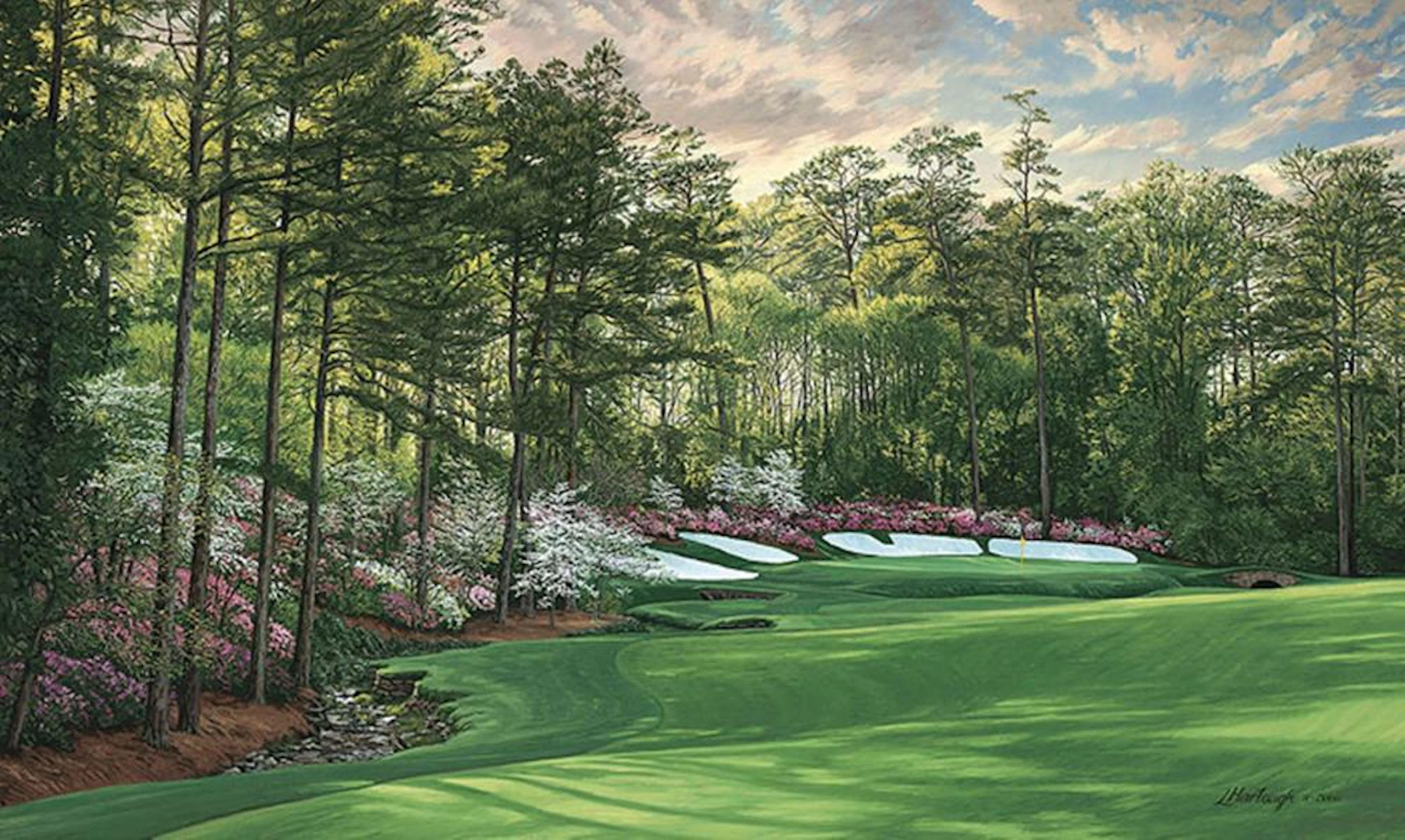 Linda Hartough The 13th Hole 2008 Azalea Augusta National Golf Course