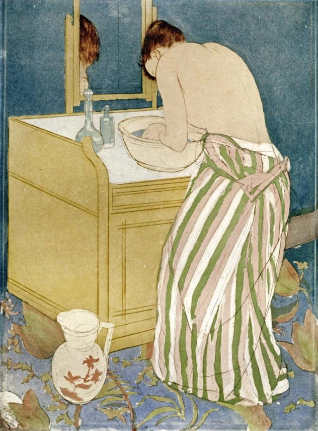 MARY CASSATT - WOMAN BATHING