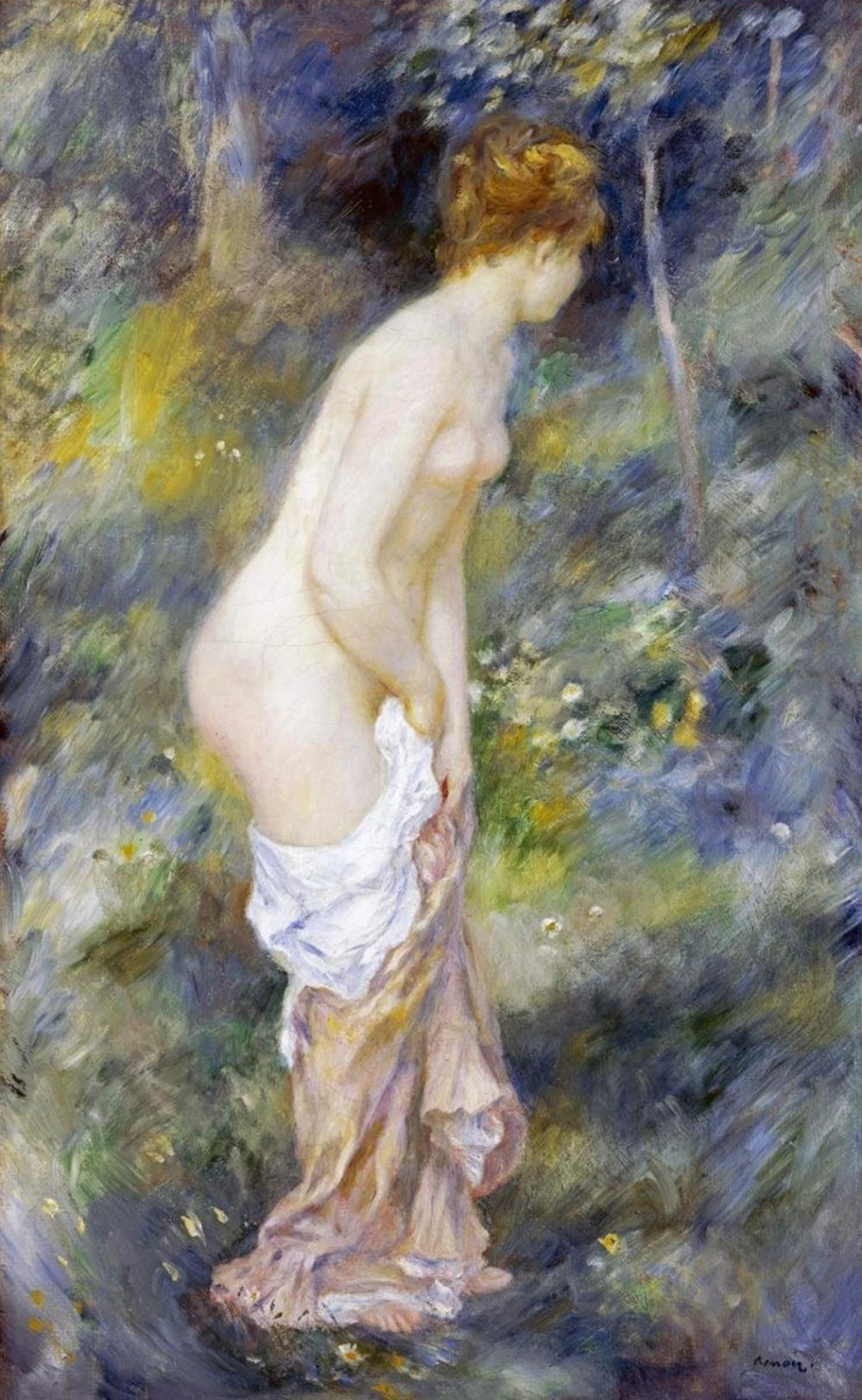 PIERRE-AUGUSTE RENOIR - STANDING BATHER