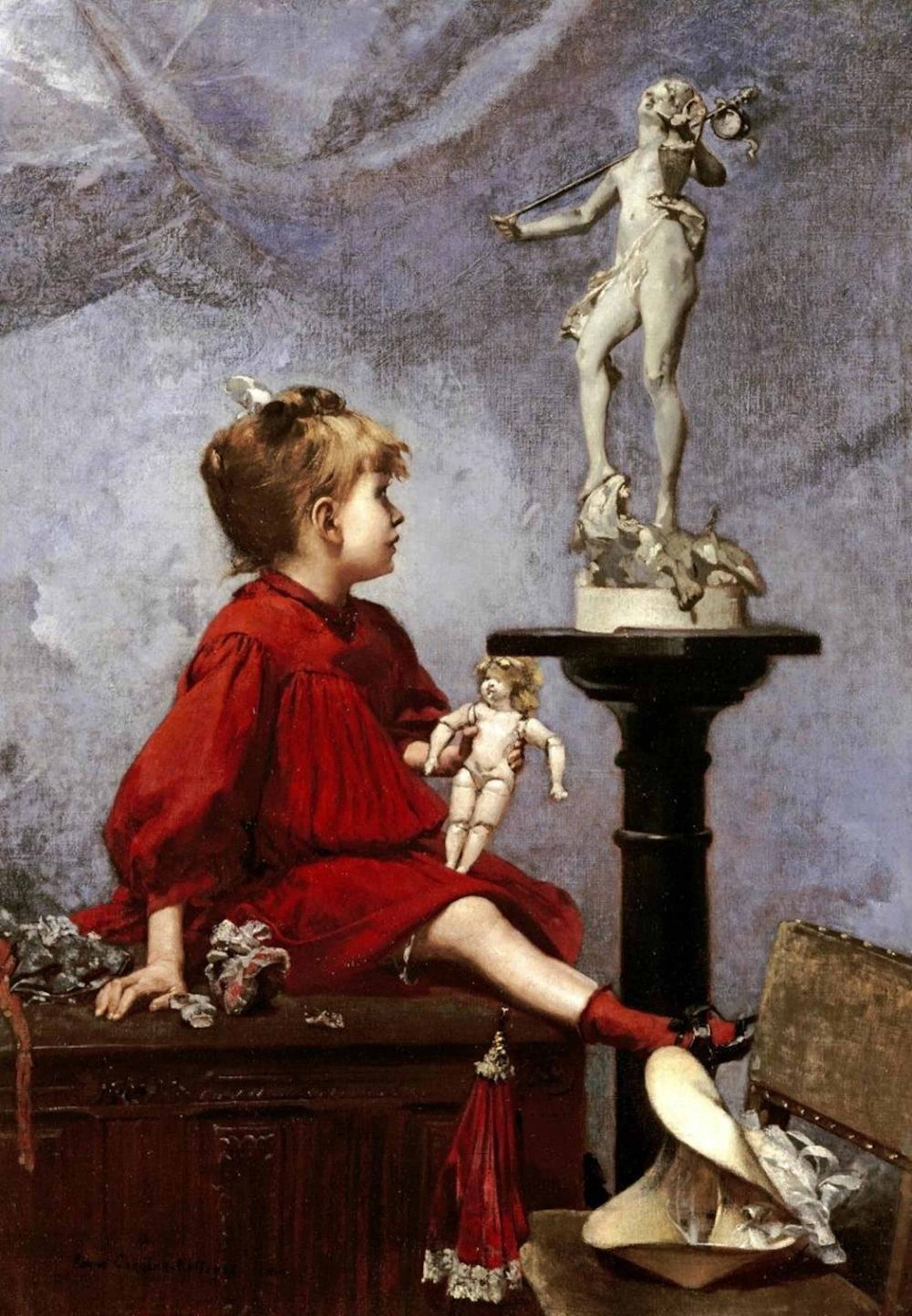 LOUIS-ROBERT CARRIER-BELLEUSE - THE DOLL