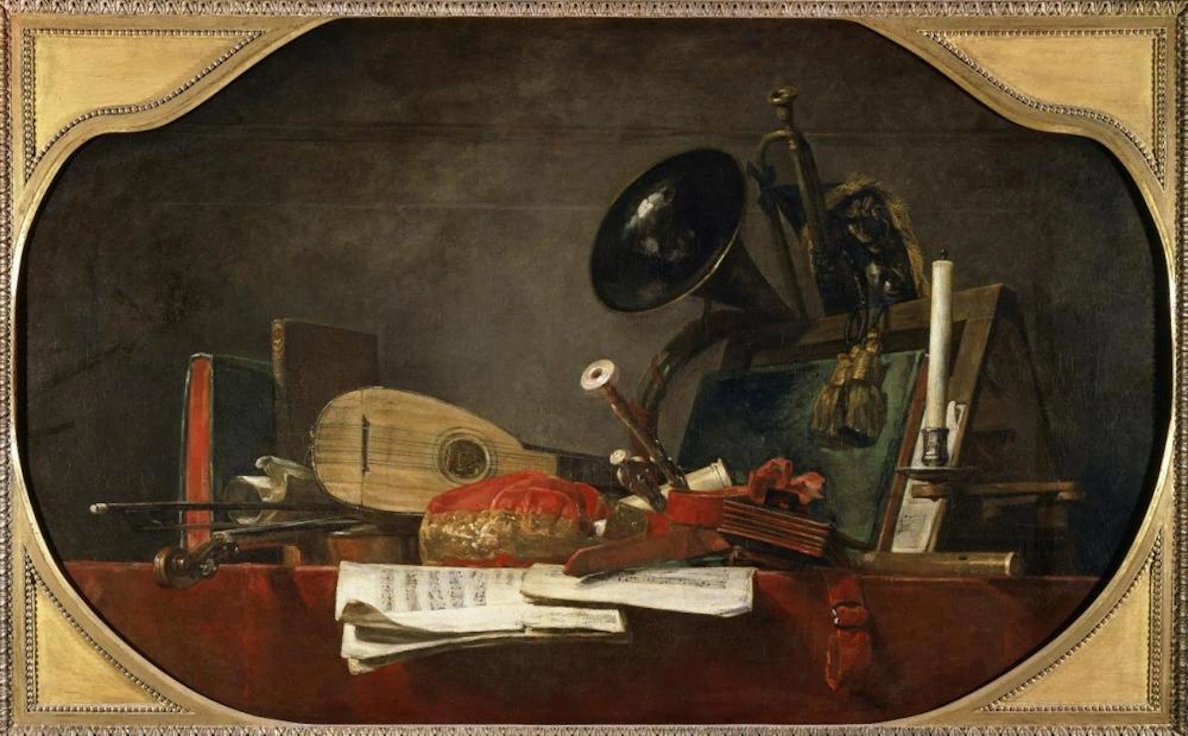 JEAN-BAPTISTE-SIMÉON CHARDIN - ATTRIBUTES OF MUSIC