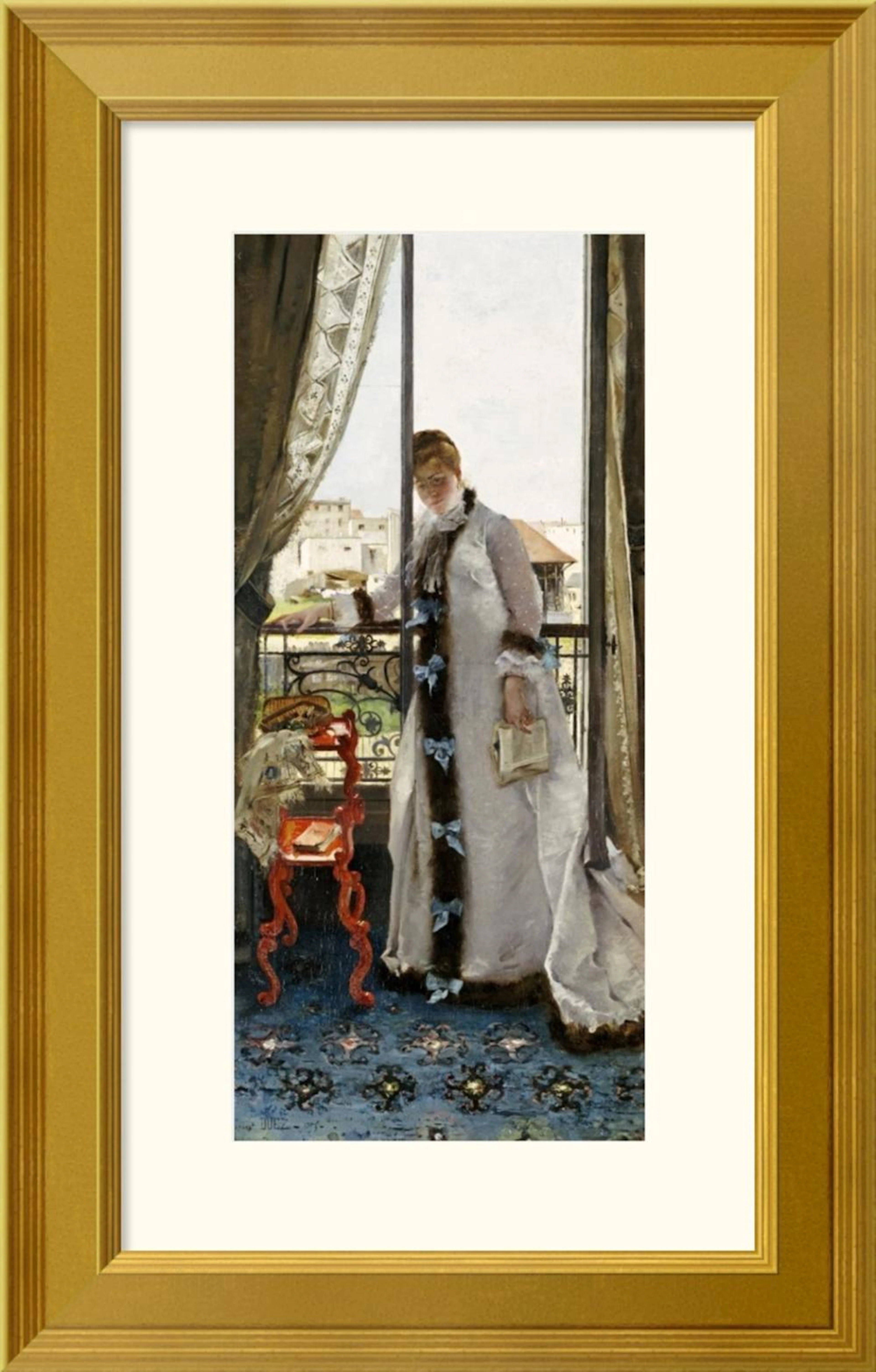 ERNEST ANGE-DUEZ - A REFLECTIVE MOMENT