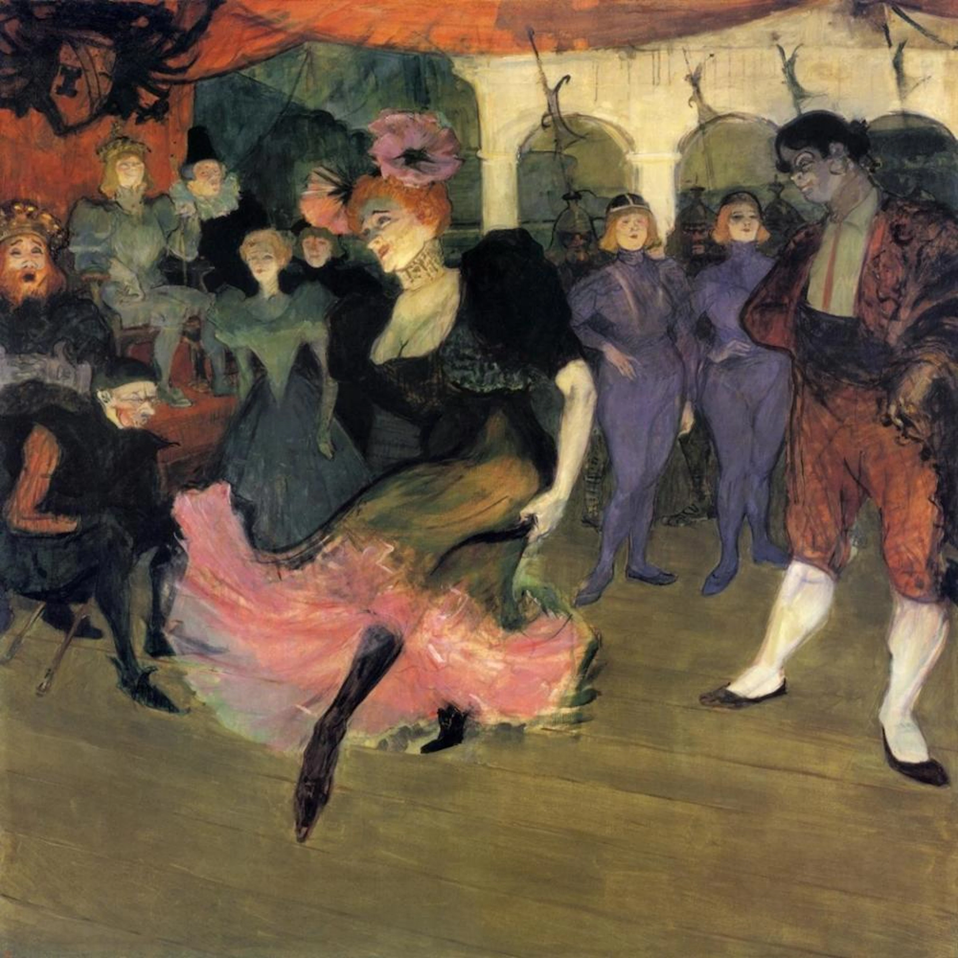 HENRI TOULOUSE-LAUTREC - MARCELLE LENDER DOING THE BOLERO IN CHILPERIC
