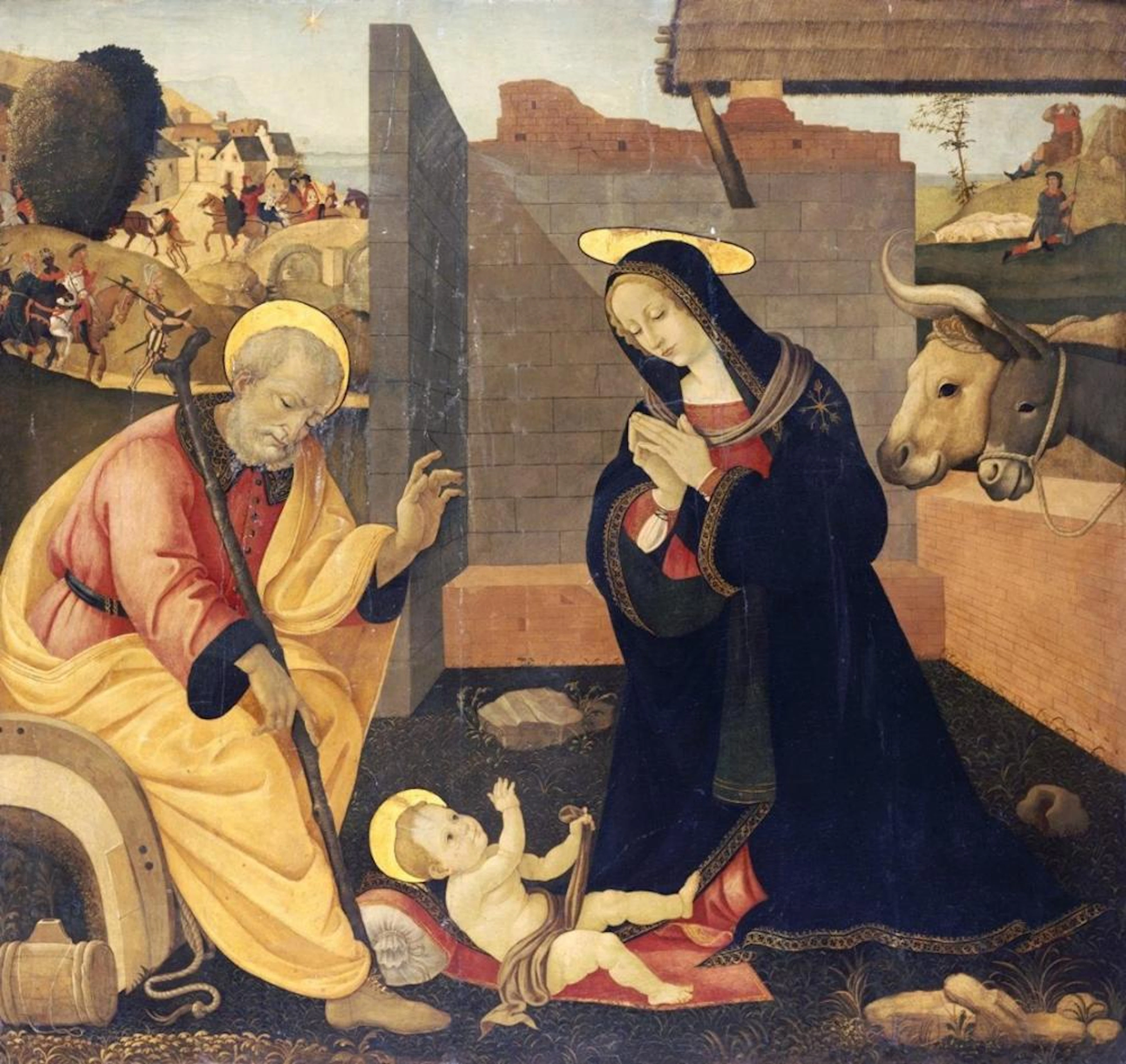 FILIPPINO LIPPI - THE NATIVITY