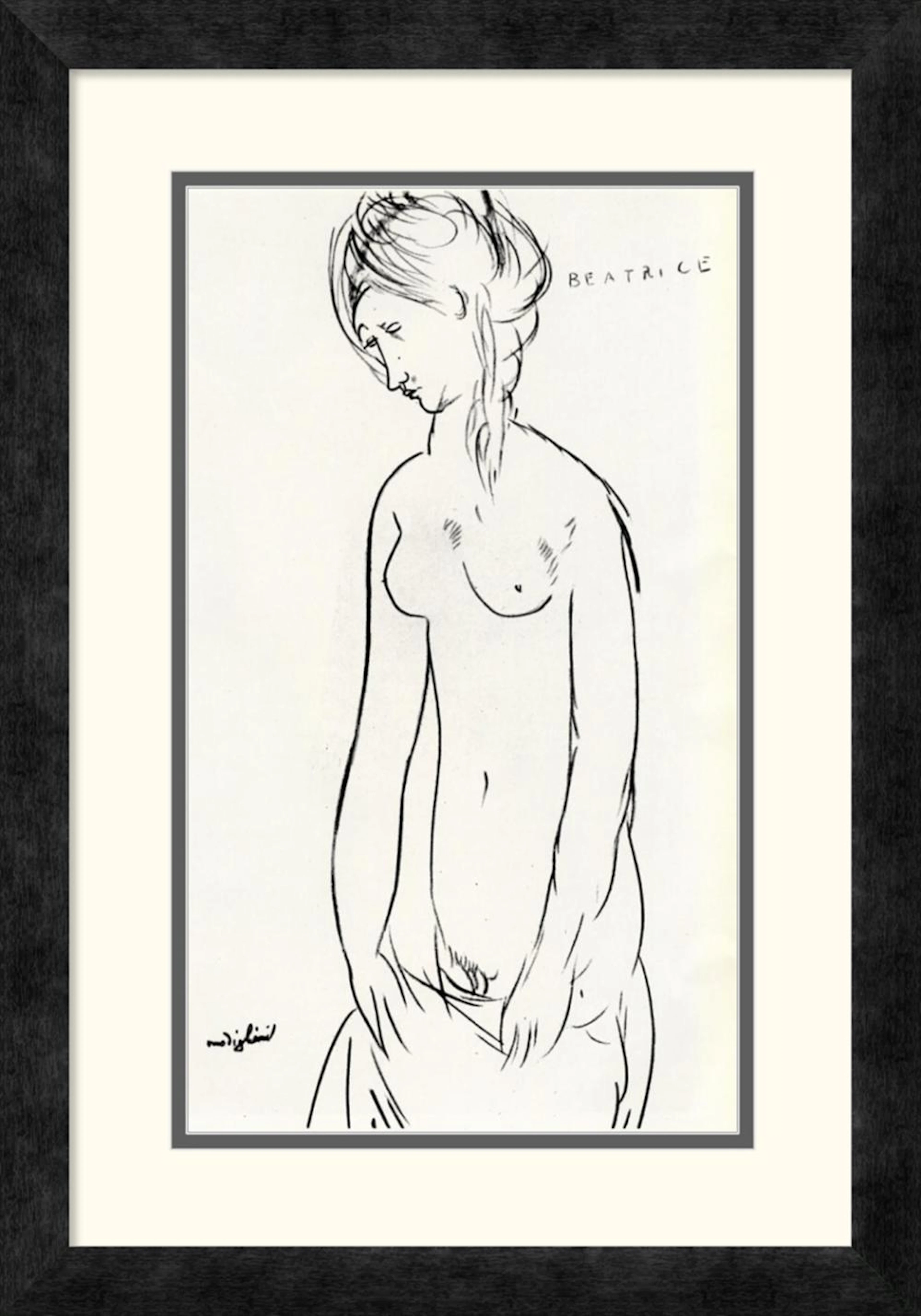 AMEDEO MODIGLIANI - BEATRICE HASTINGS NUDE