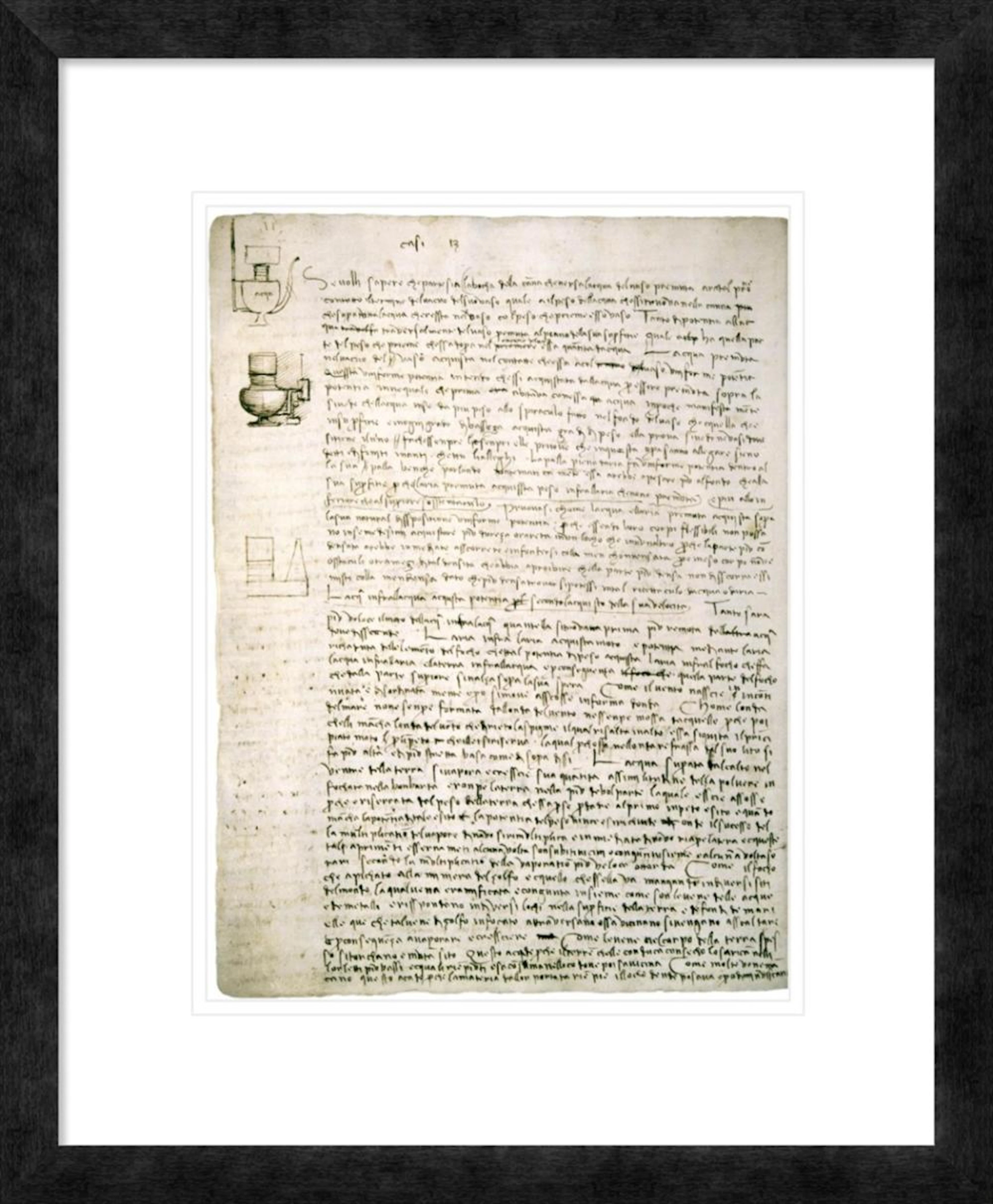 LEONARDO DA VINCI - CODEX LEICESTER: WATER PRESSURE THEORIES