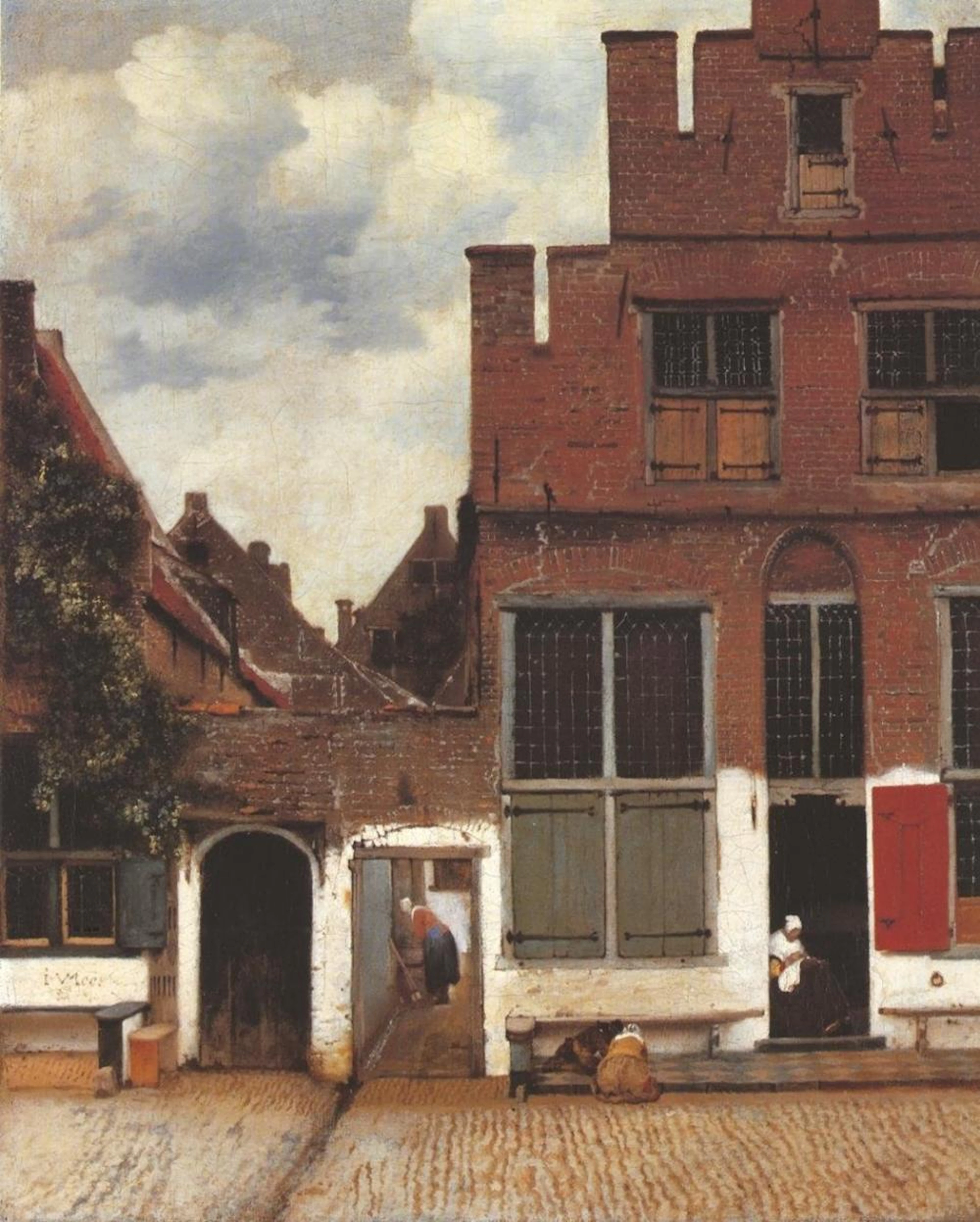 JOHANNES VERMEER - THE LITTLE STREET