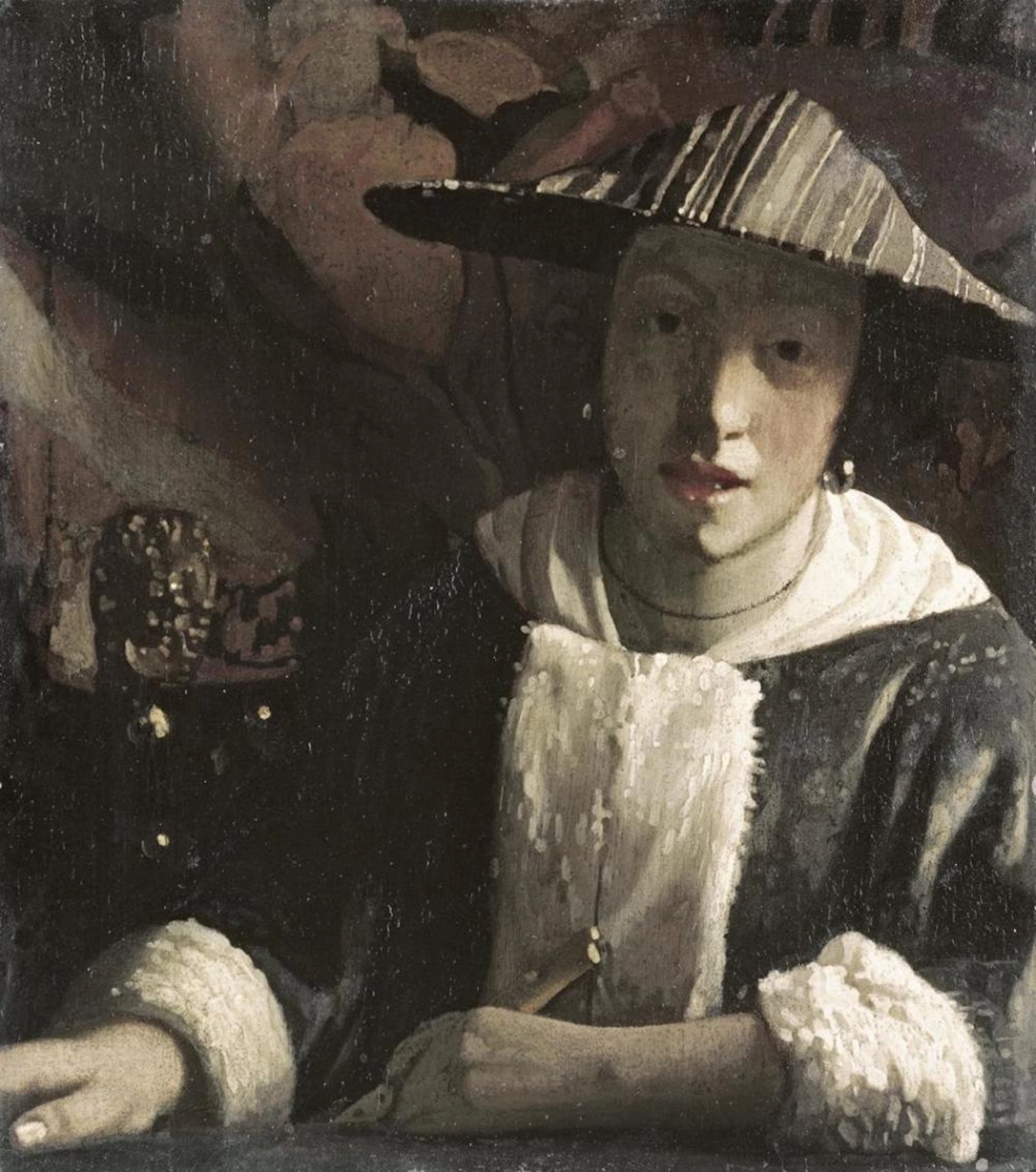 JOHANNES VERMEER - GIRL WITH A FLUTE