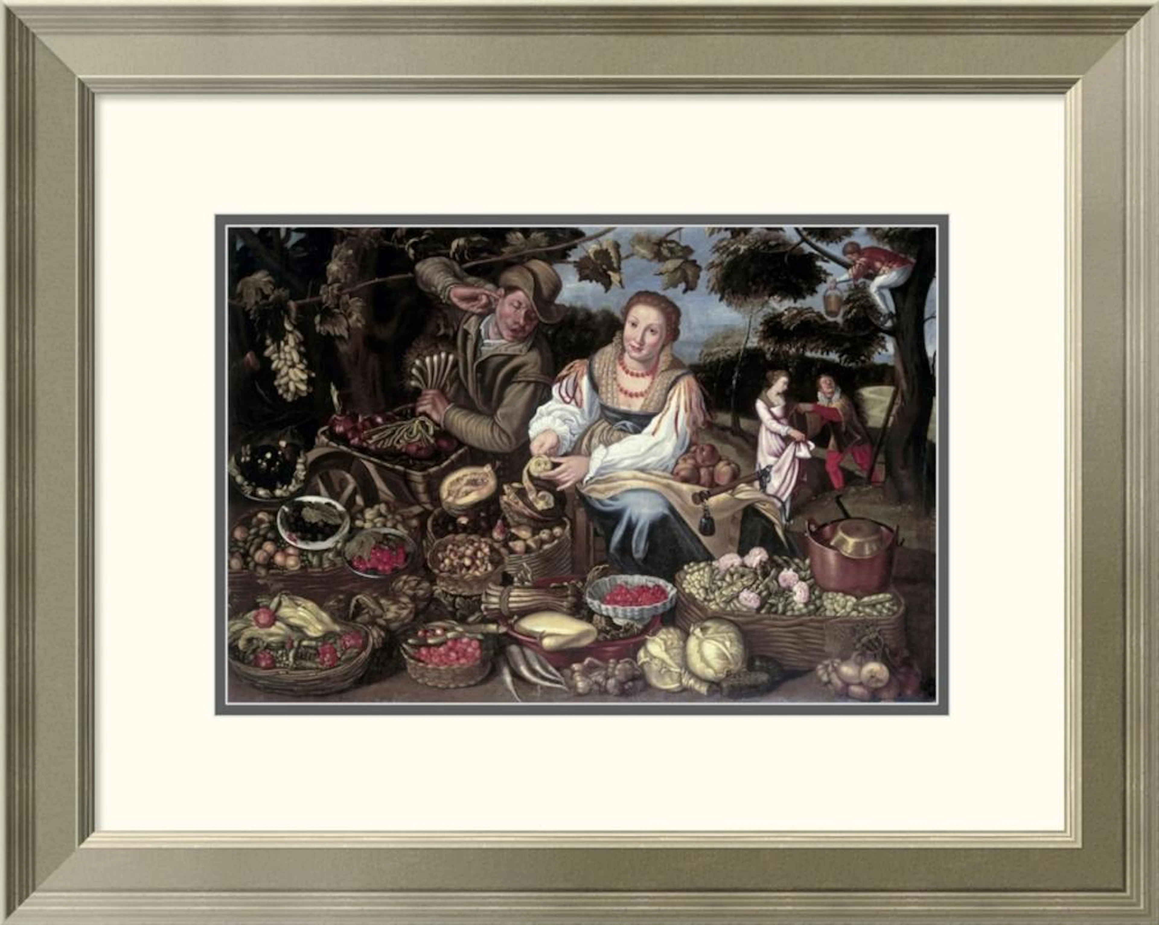 VINCENZO CAMPI - A FRUIT CUISINE AND VEGETABLE CUISINE STALL IN AN ORCHARD