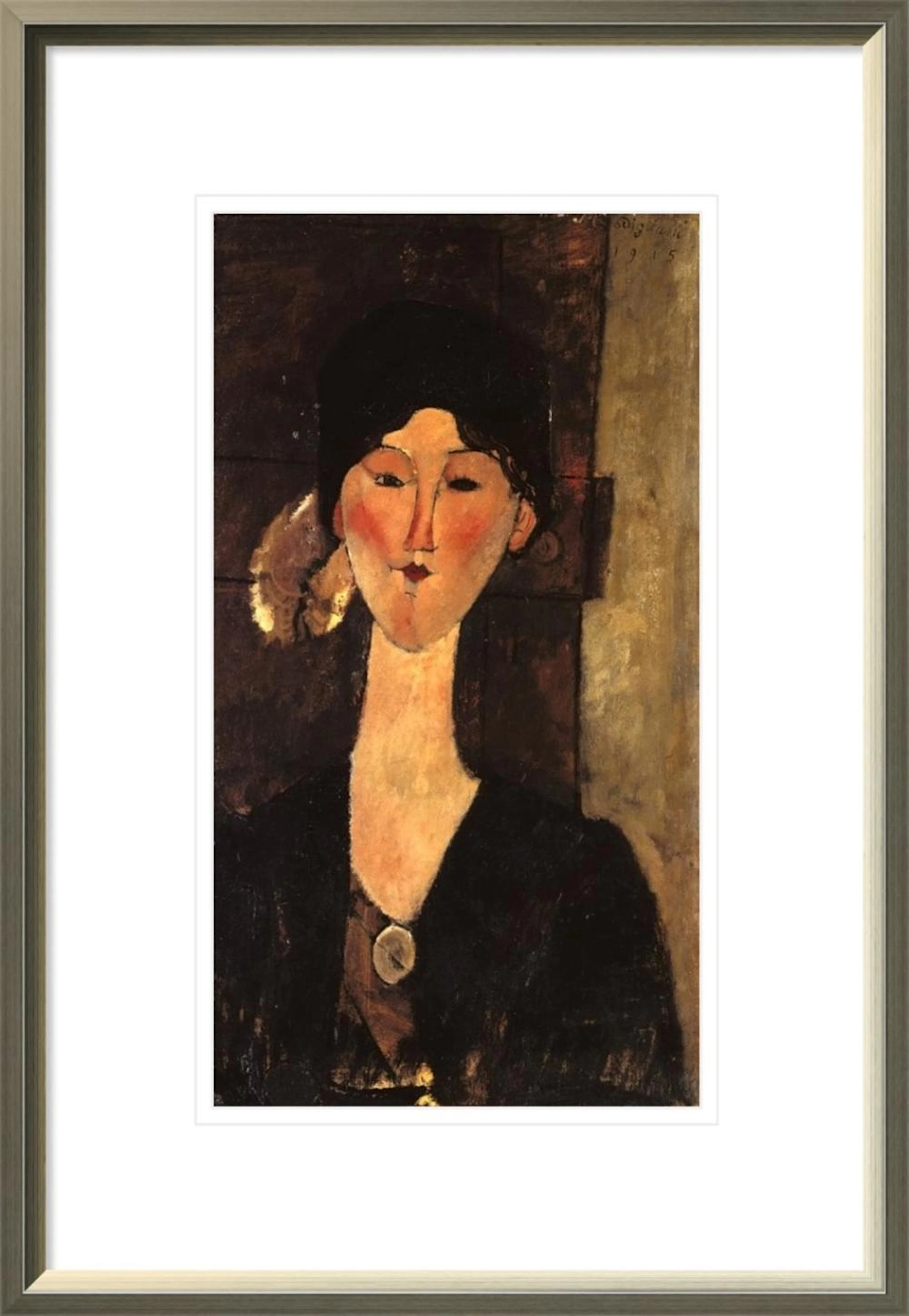 AMEDEO MODIGLIANI - BEATRICE HASTINGS IN FRONT OF A DOOR