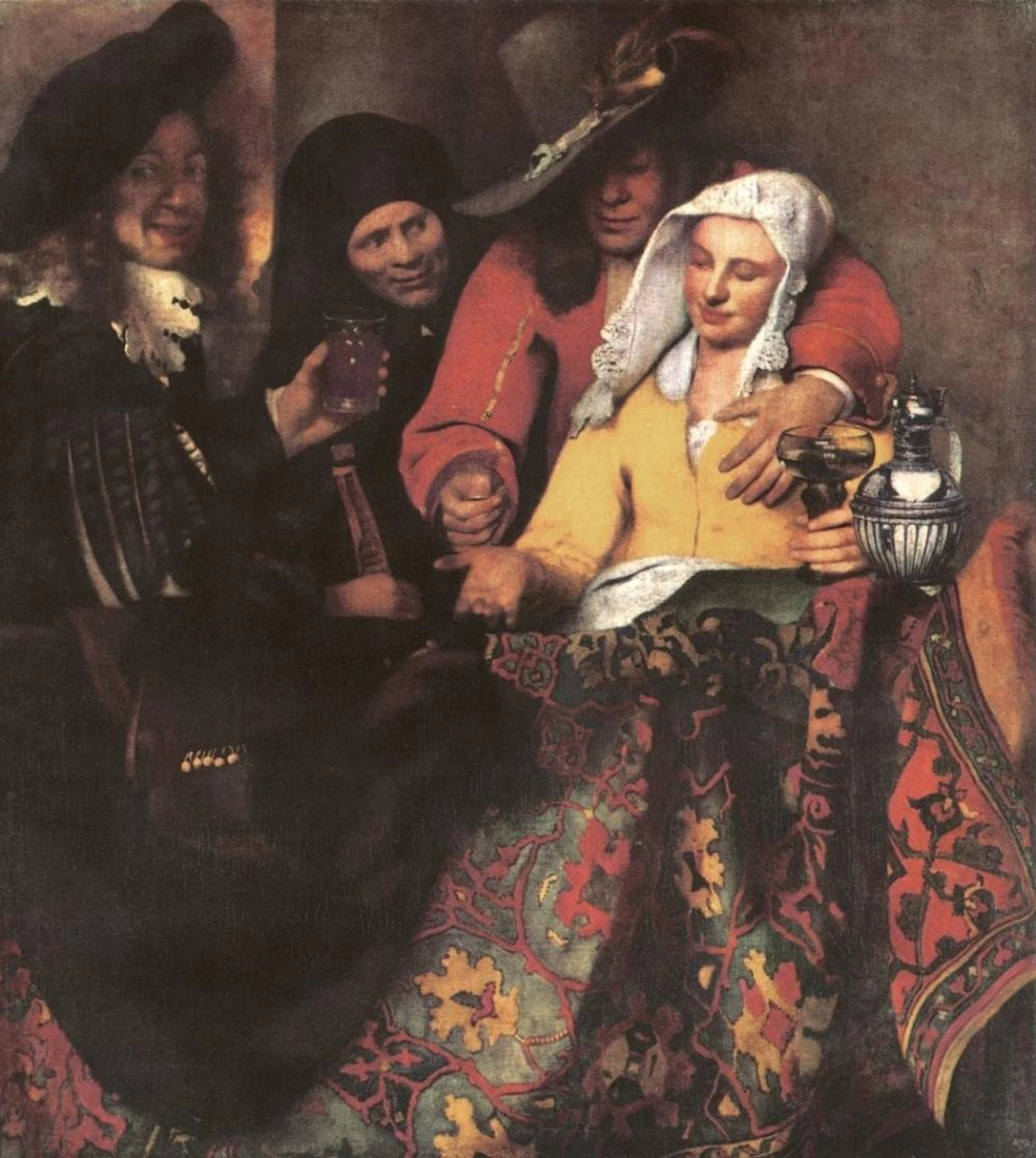 JOHANNES VERMEER - AT THE PROCUREESS