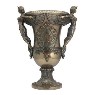 Art Deco - Egyptian Winged Goddesses Vase