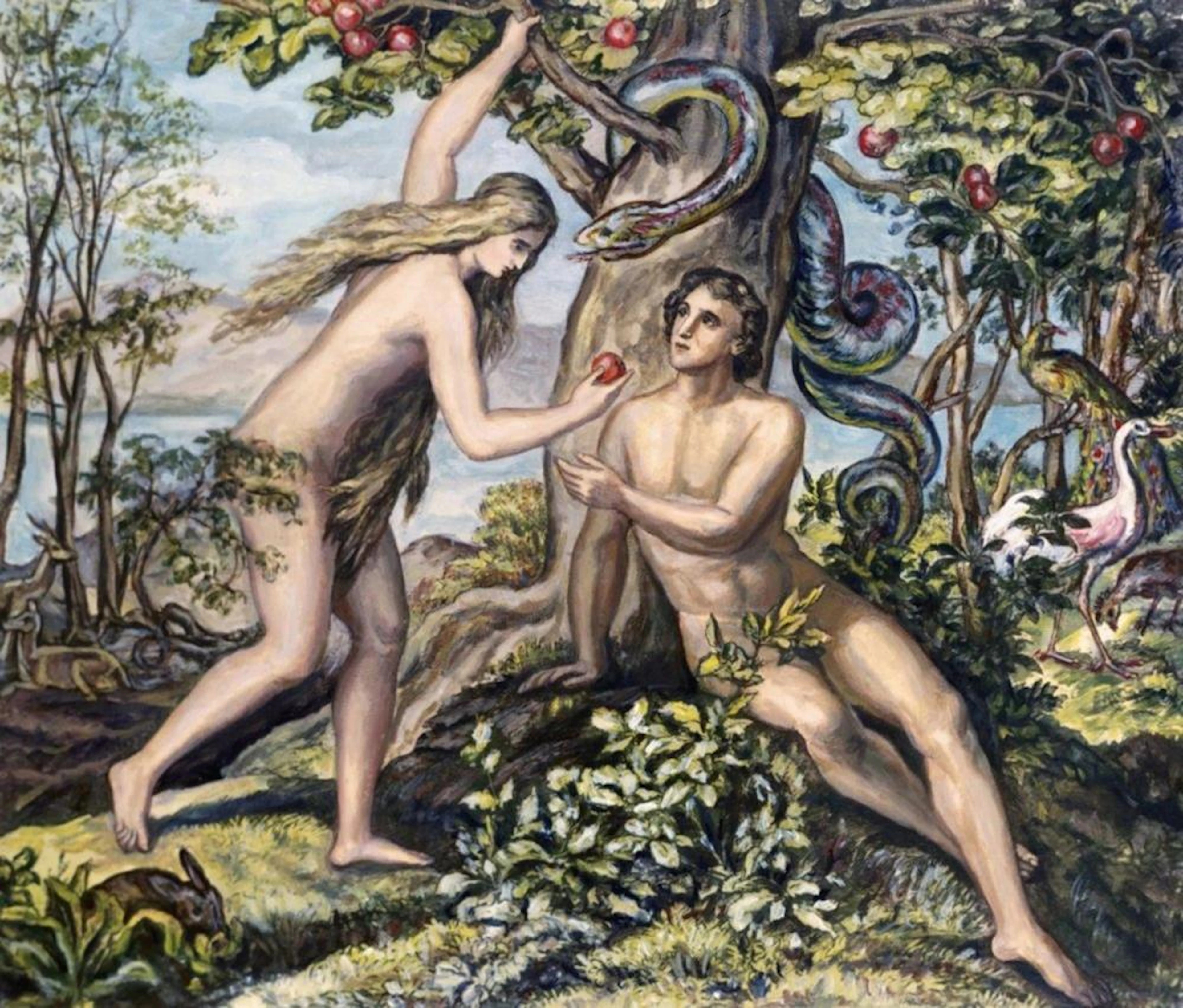 JULIUS SCHNORR VON CAROLSFELD - MAN'S SHAMEFUL FALL