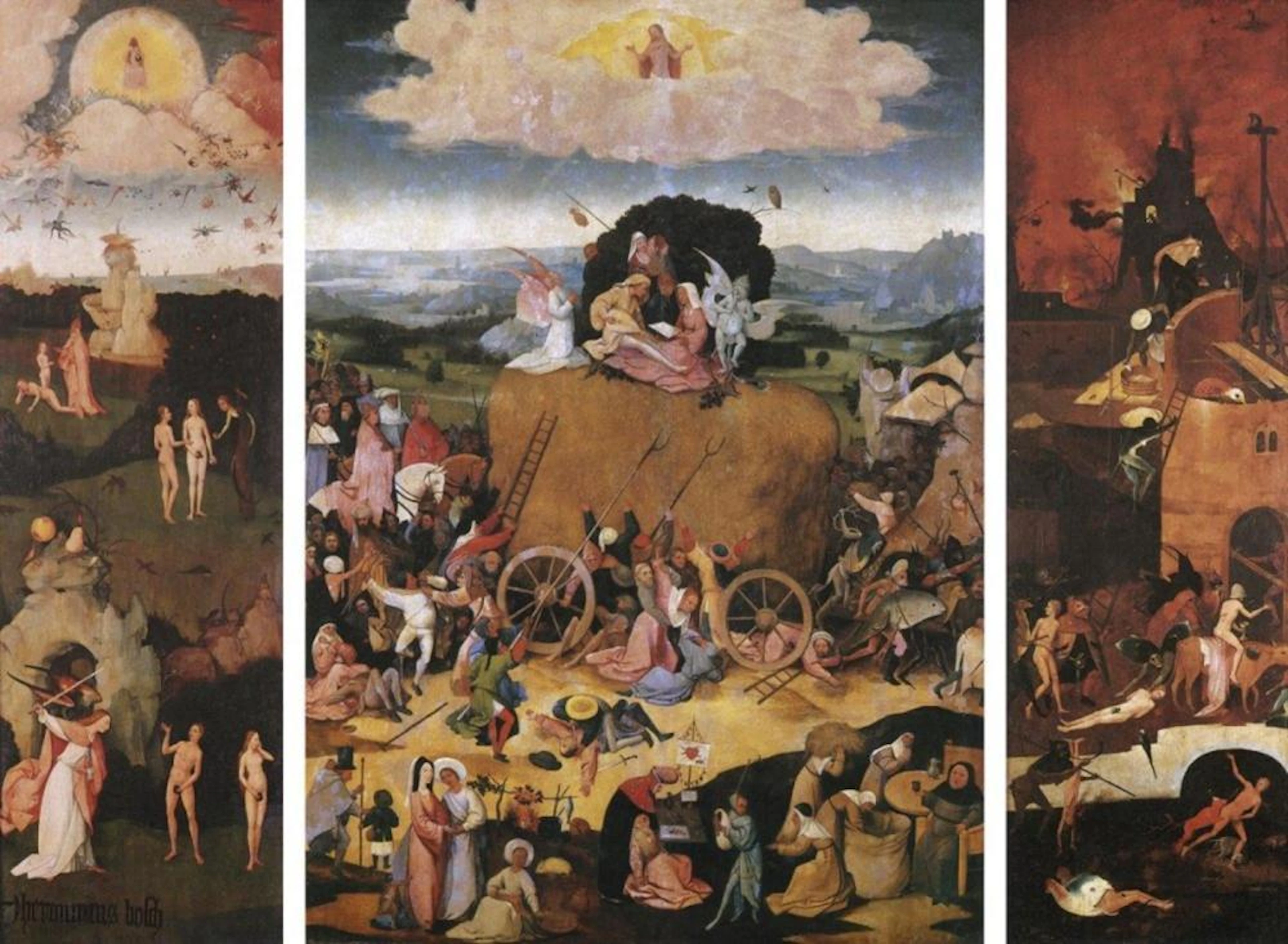 HIERONYMUS BOSCH - THE HAYWAIN