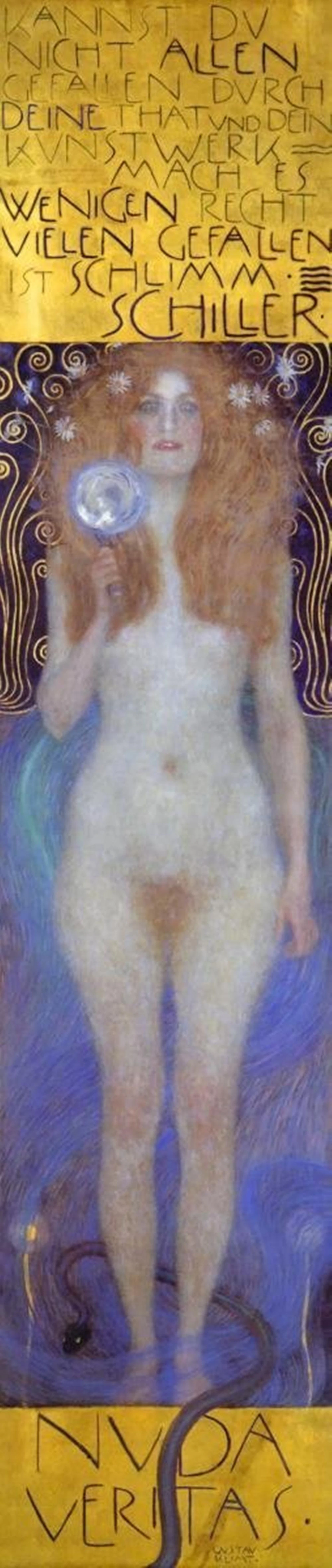GUSTAV KLIMT - NUDA VERITAS 1899