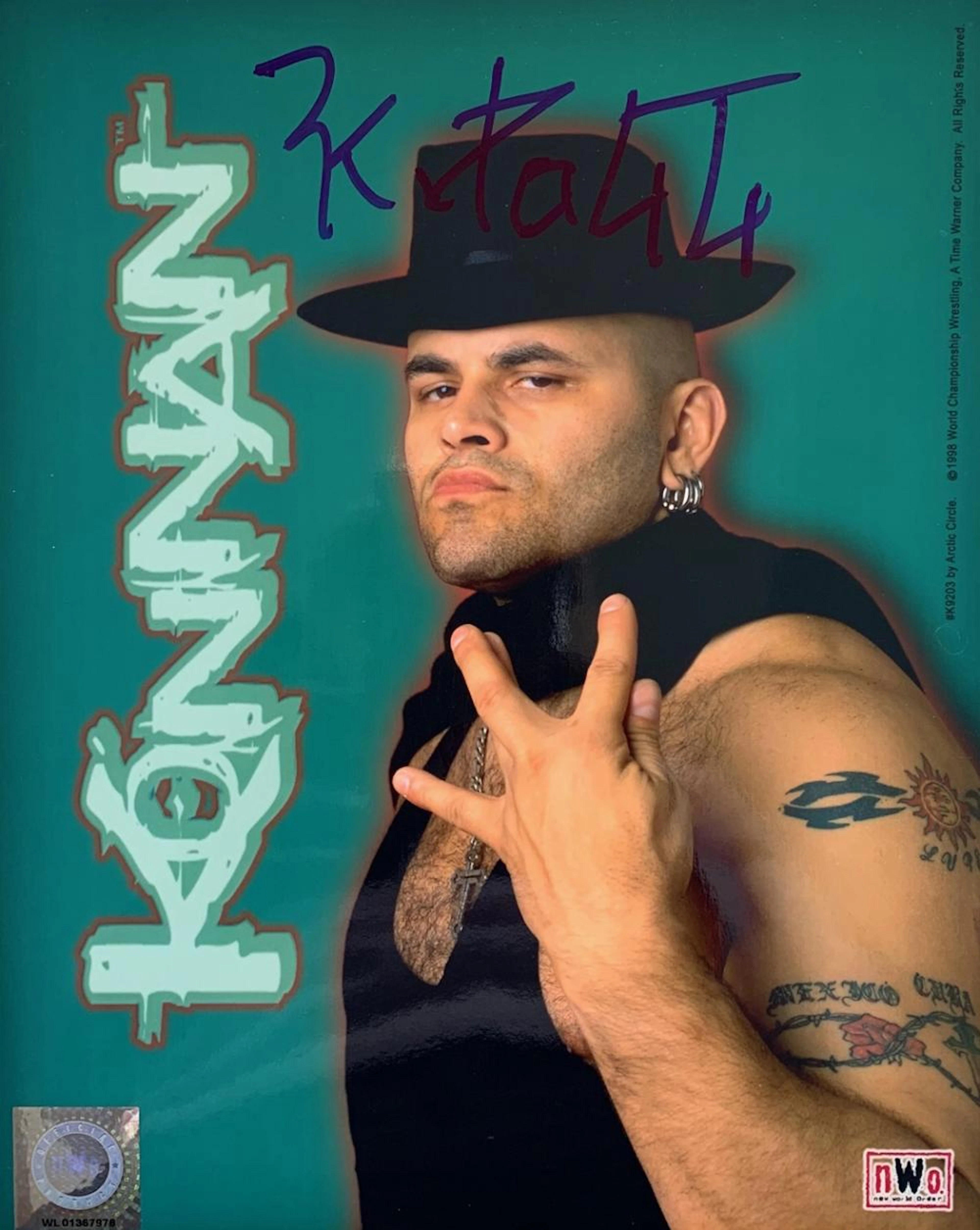 KONNAN SIGNED AUTOGRAPHED CUBAN PRO WRESTLING 8? X 10? PHOTO NWO WWE