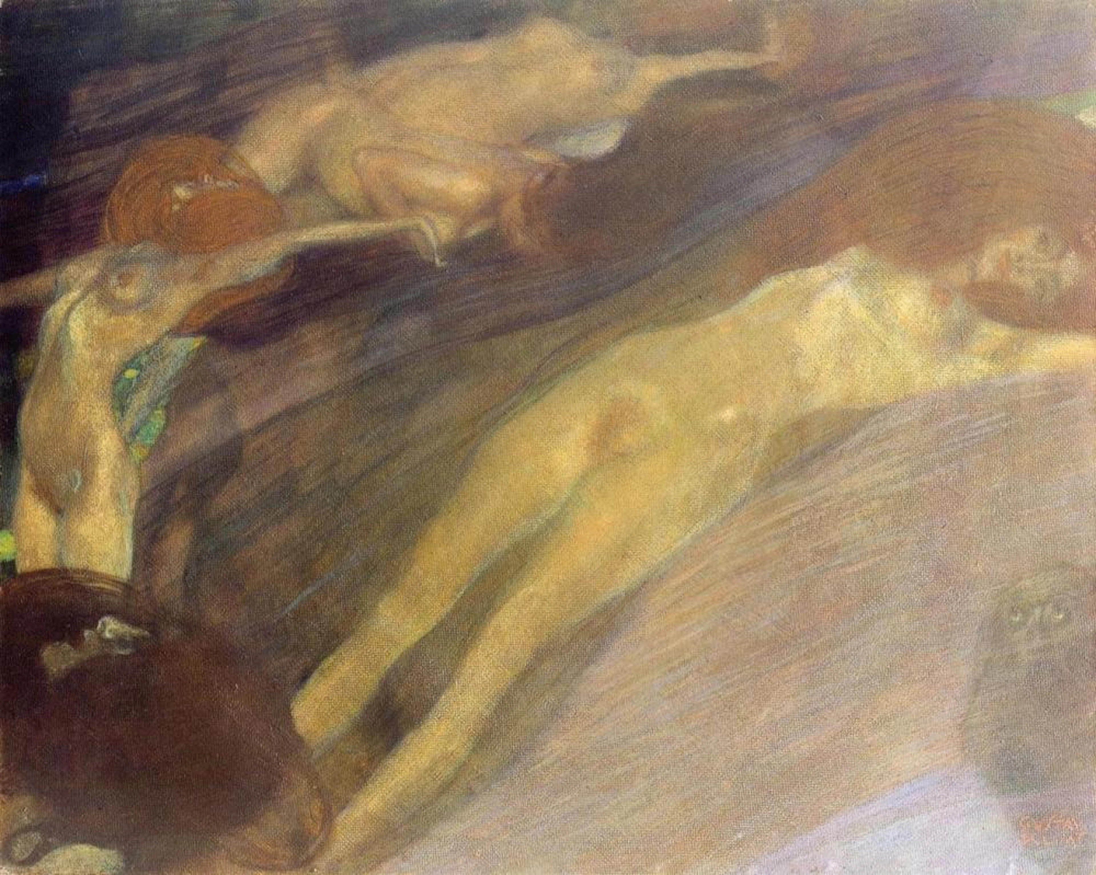 GUSTAV KLIMT - MOVING WATER 1898