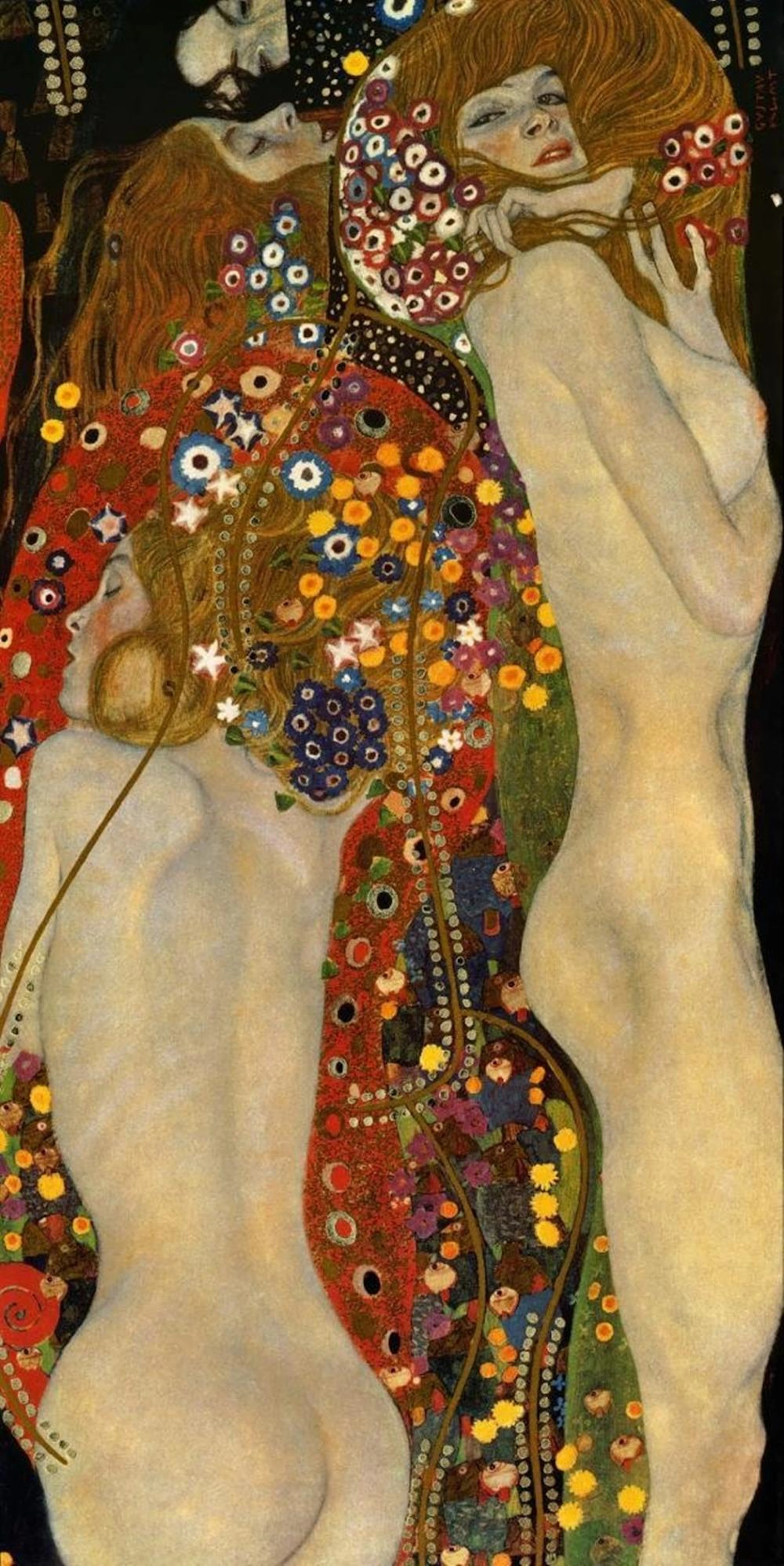 GUSTAV KLIMT - SEA SERPENTS VI