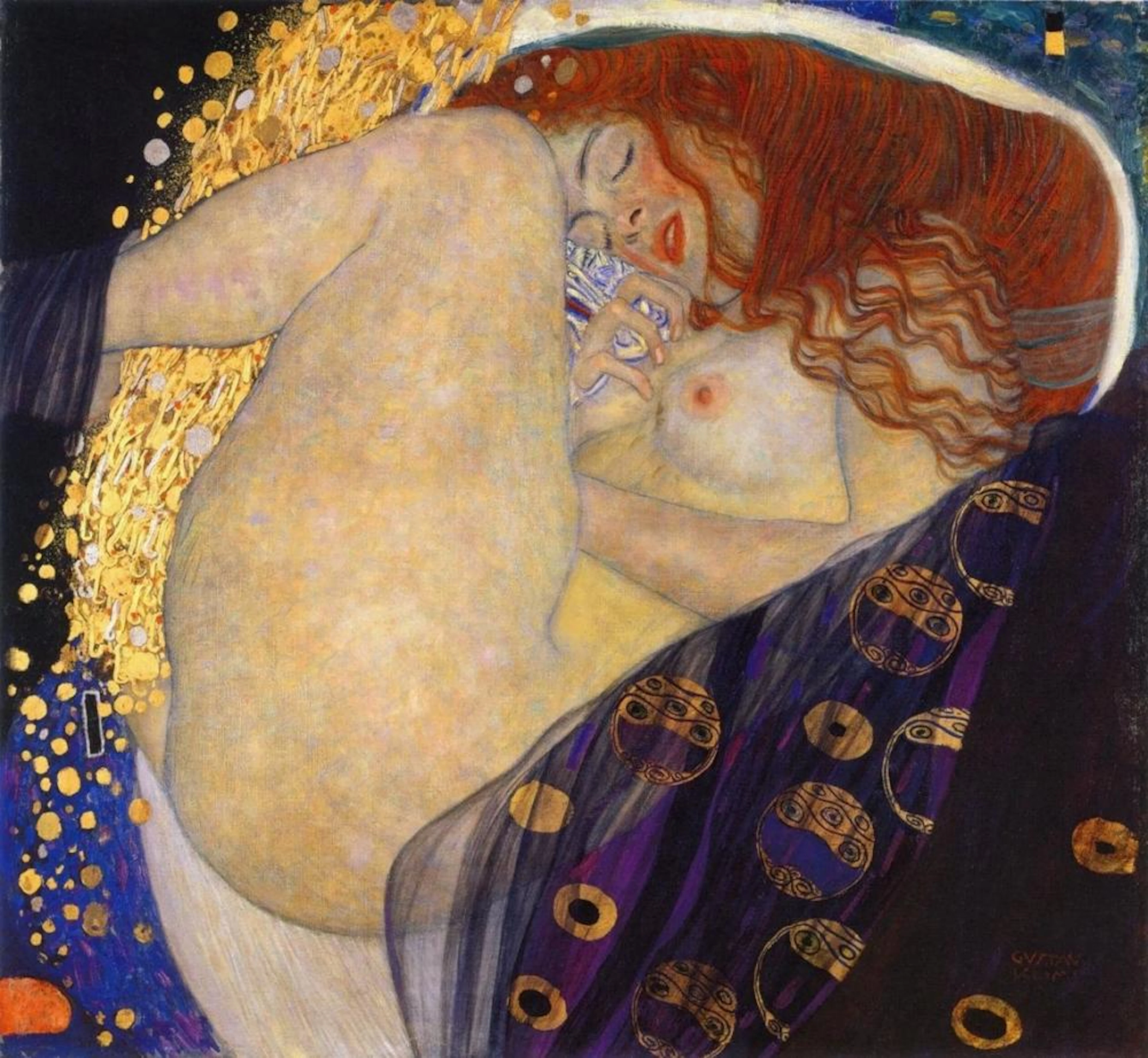 GUSTAV KLIMT - DANAE 1908