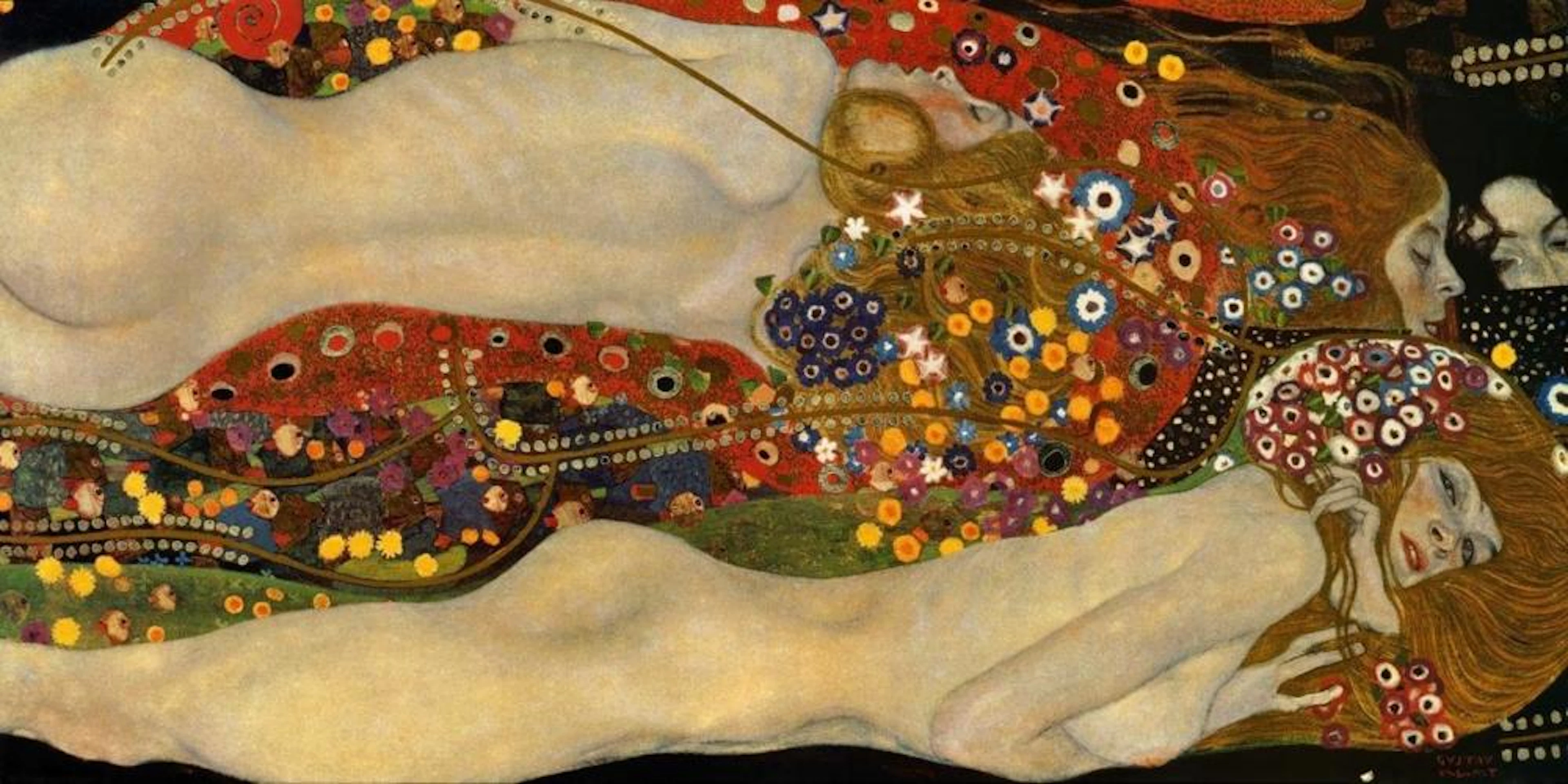 GUSTAV KLIMT - SEA SERPENTS V