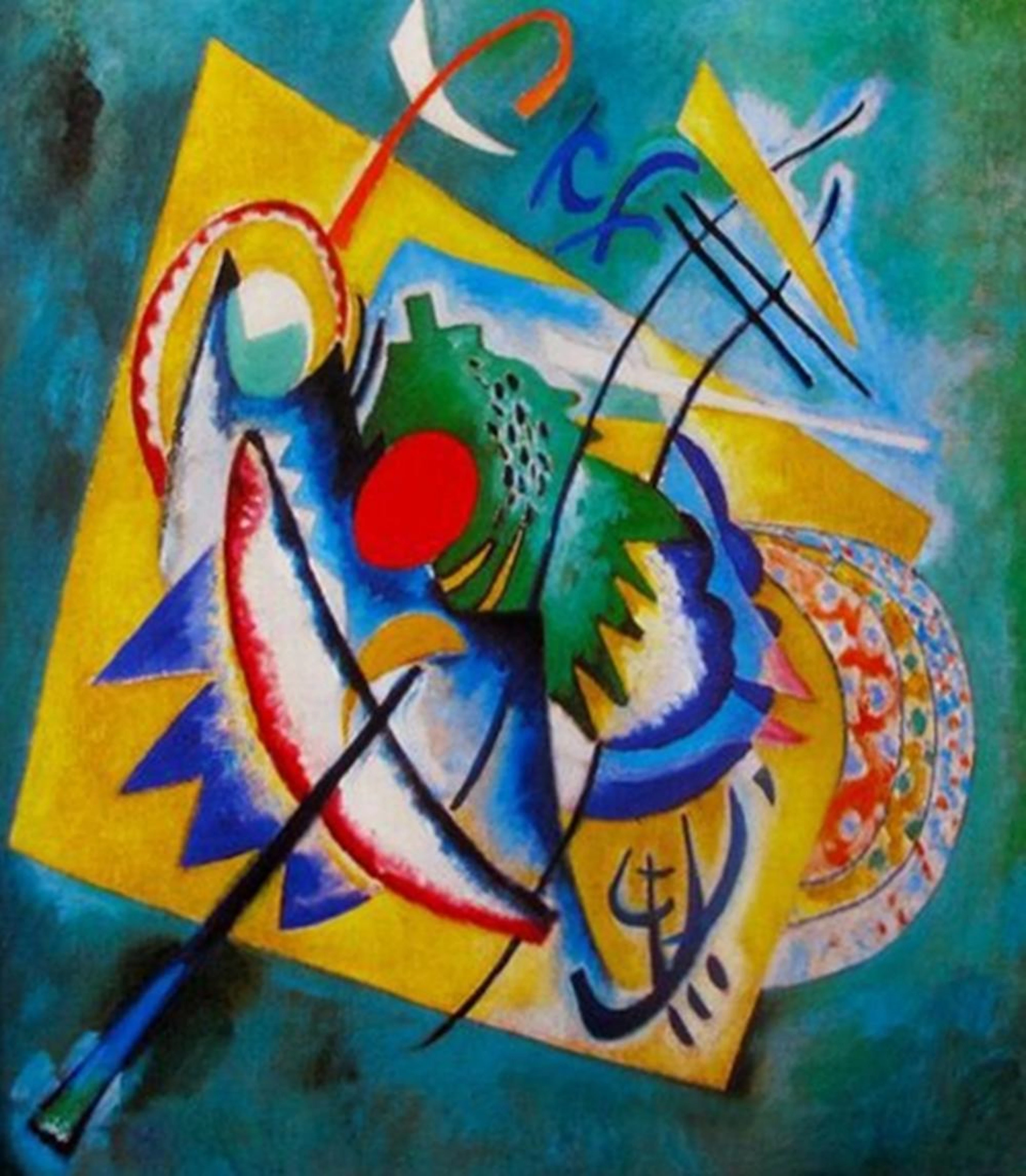 Wassily Kandinsky Red Oval
