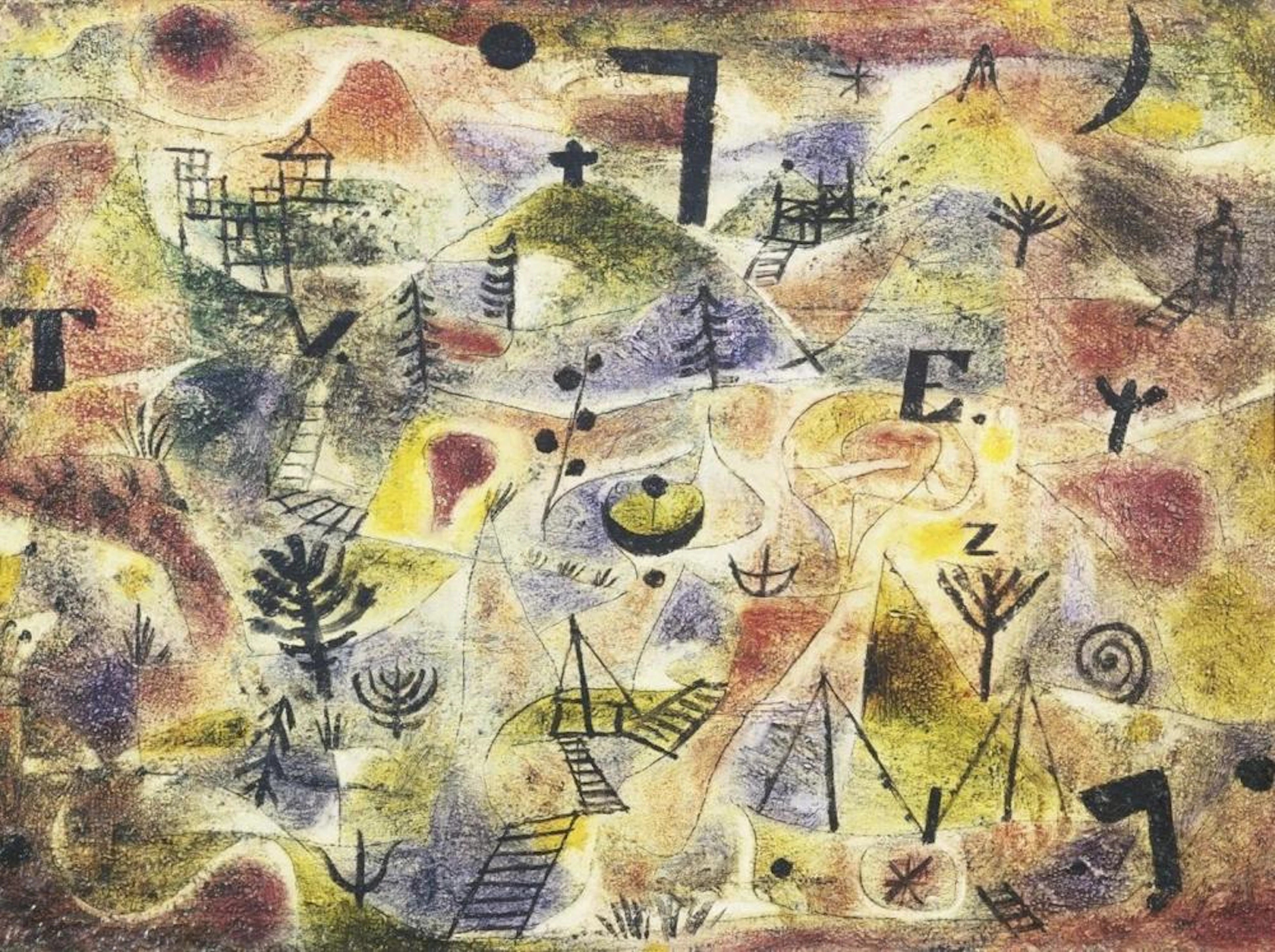 PAUL KLEE - ABSTRACT PAINTING