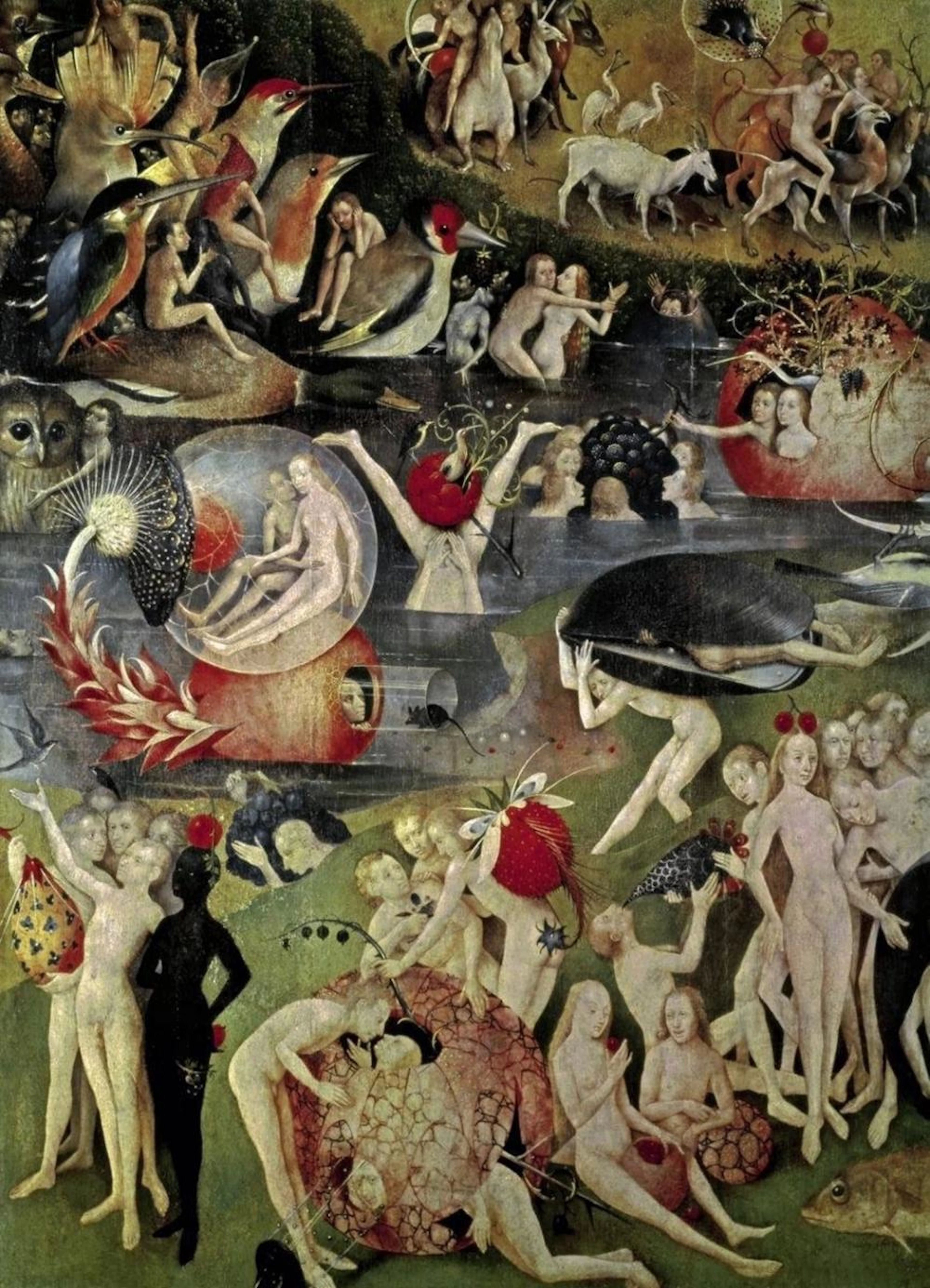 HIERONYMUS BOSCH - THE GARDEN OF EARTHLY DELIGHTS (DETAIL)
