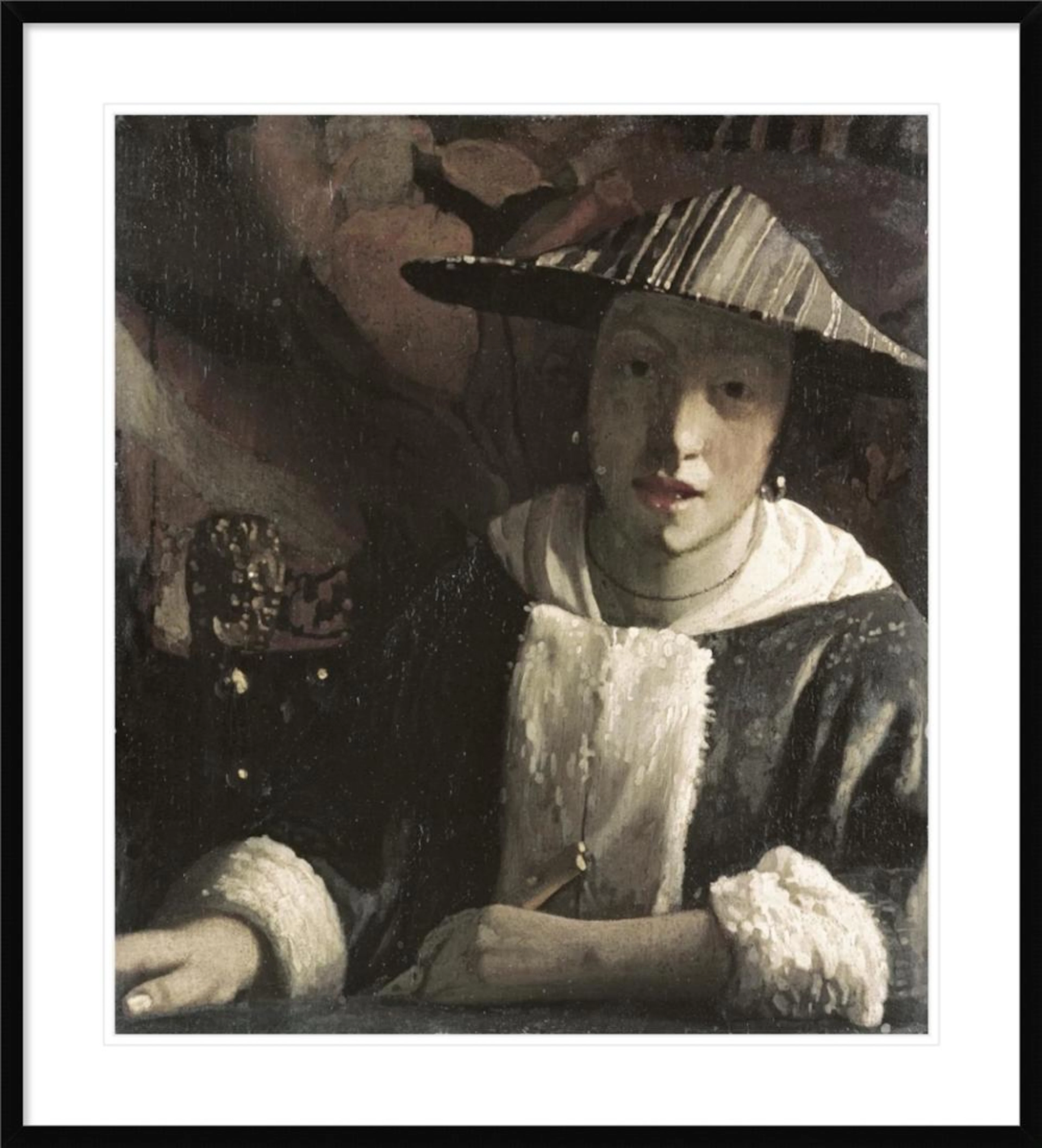 JOHANNES VERMEER - GIRL WITH A FLUTE