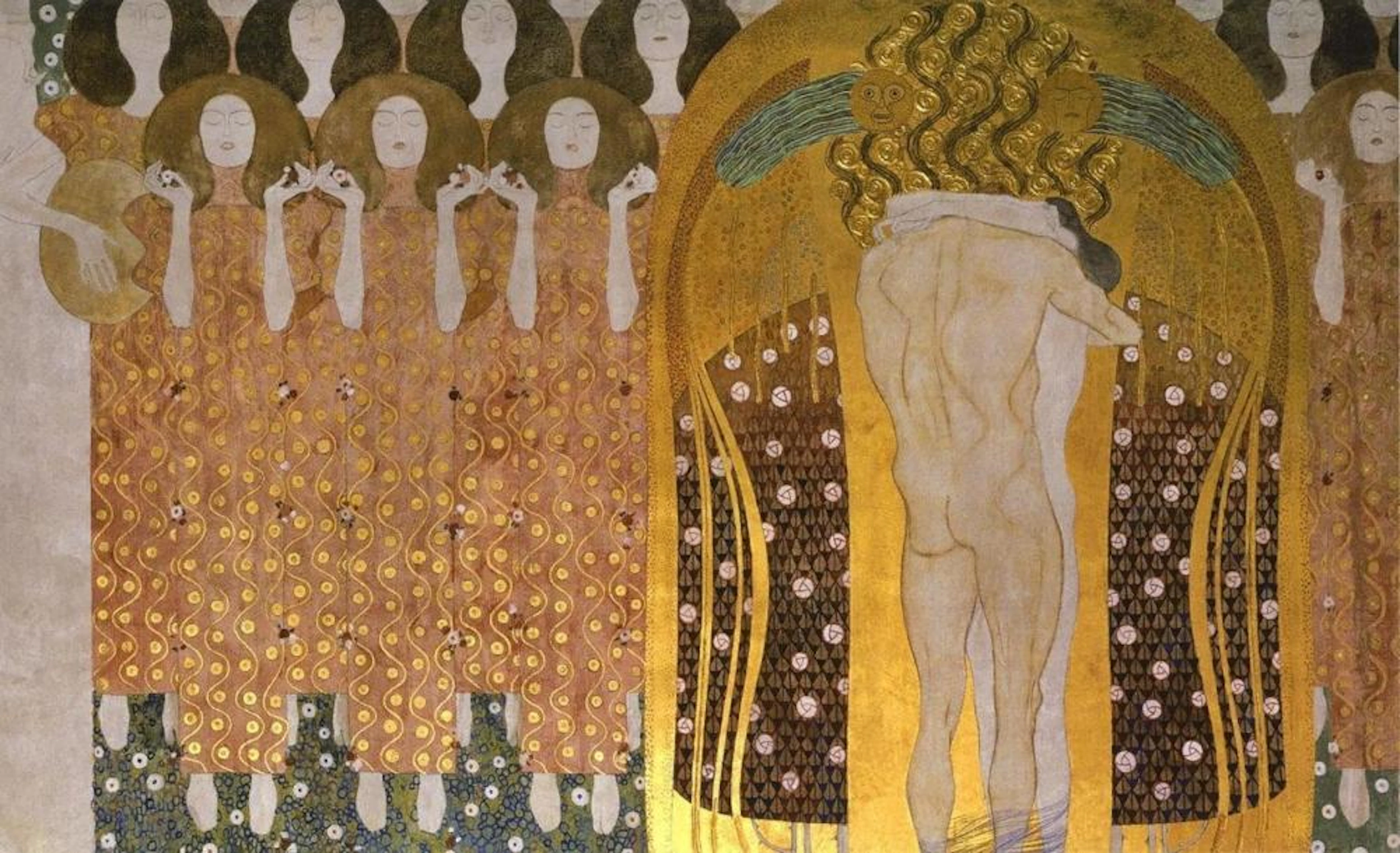 GUSTAV KLIMT - BEETHOVEN FRIEZE (DETAIL)1902
