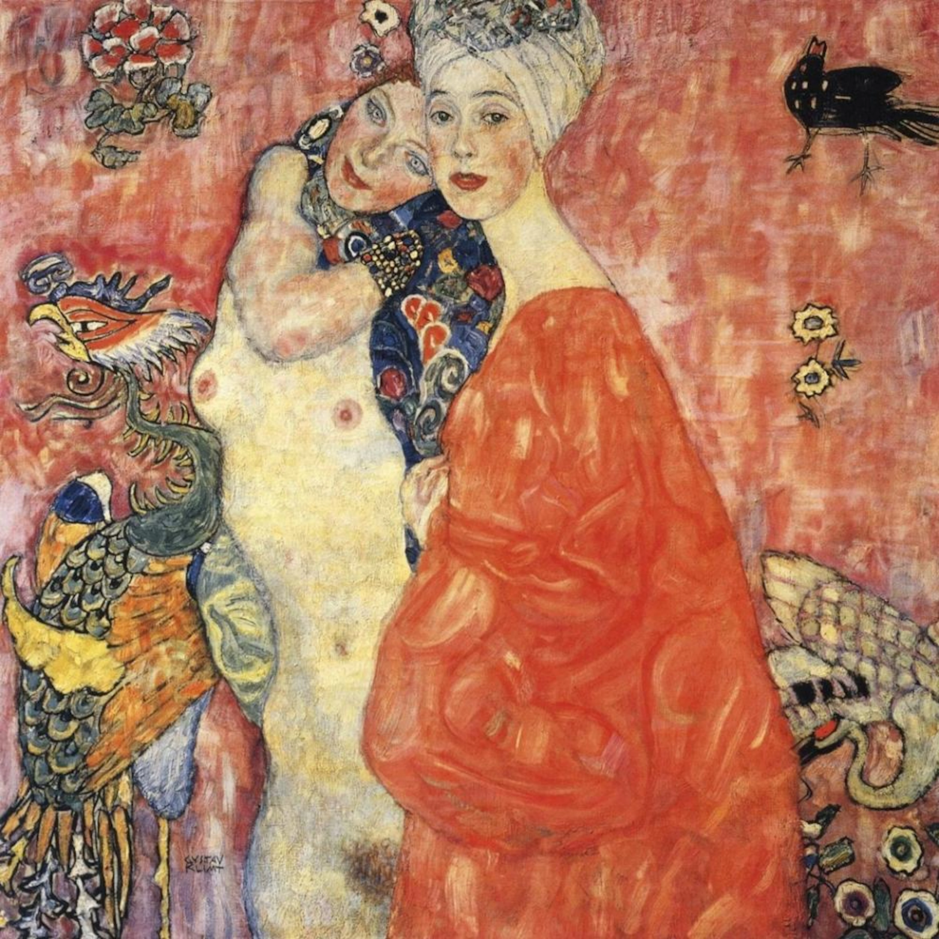 GUSTAV KLIMT - THE GIRLFRIENDS 1917