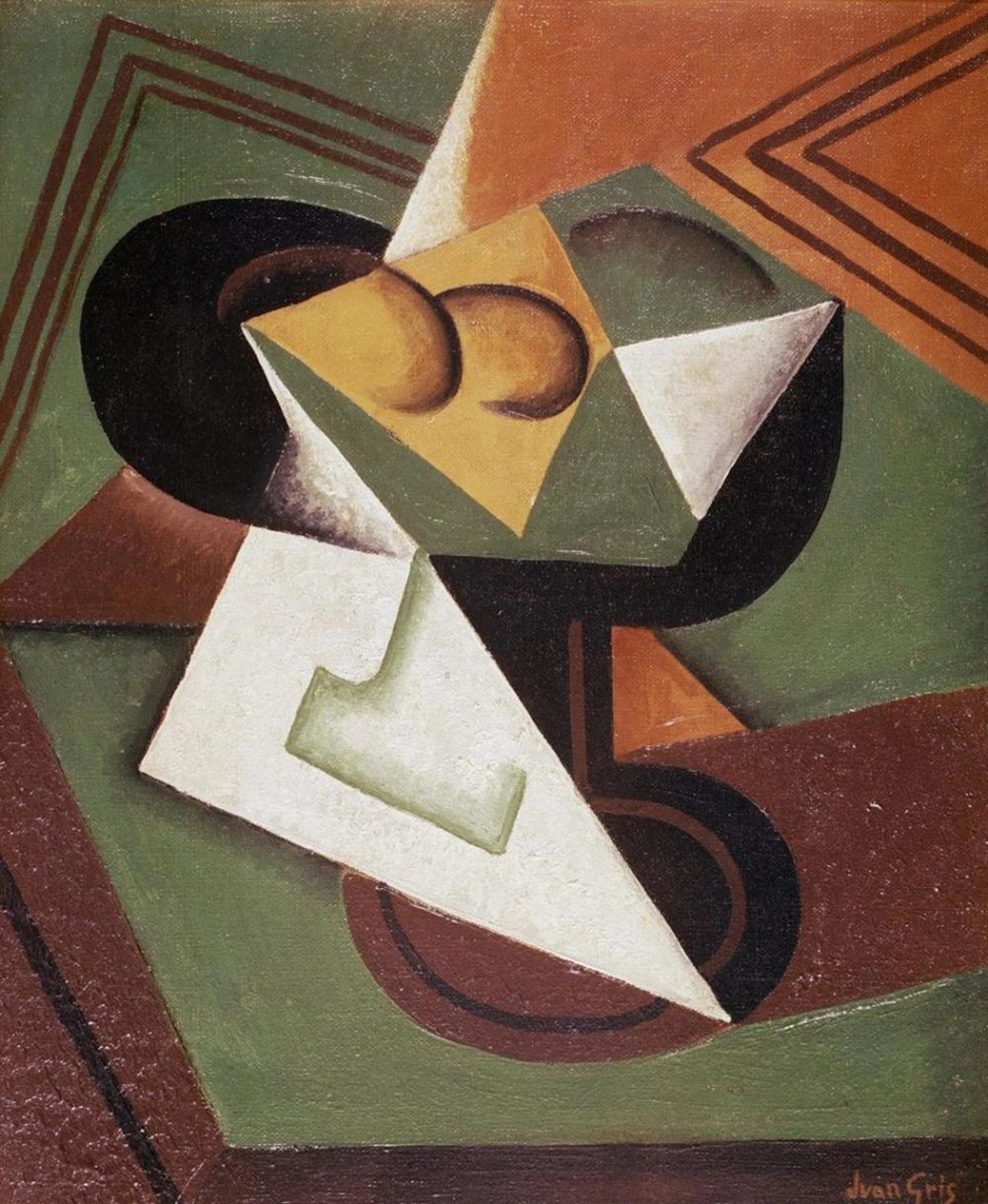 JUAN GRIS - THE FRUIT BOWL
