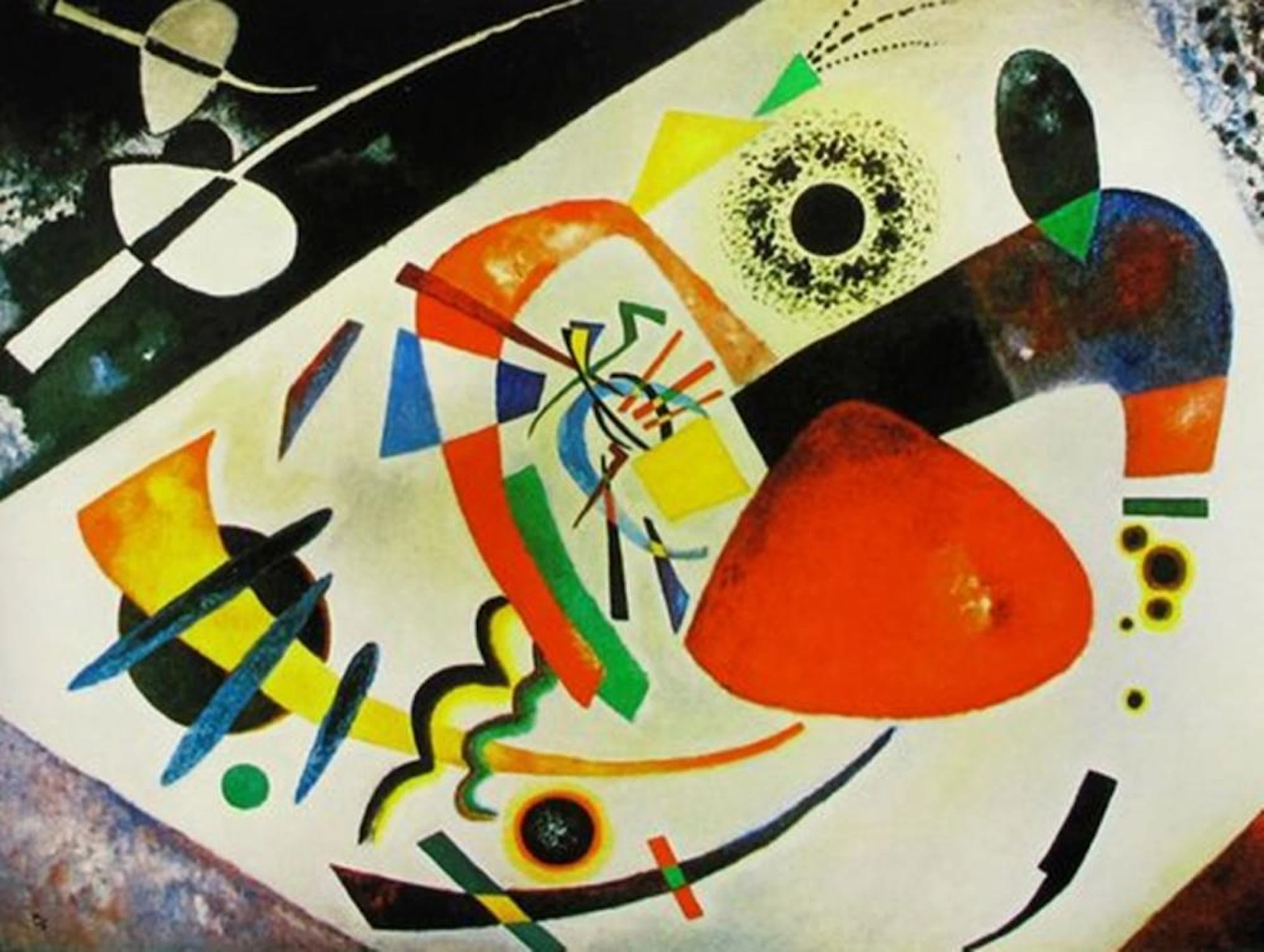 Wassily Kandinsky Red Spot Ii