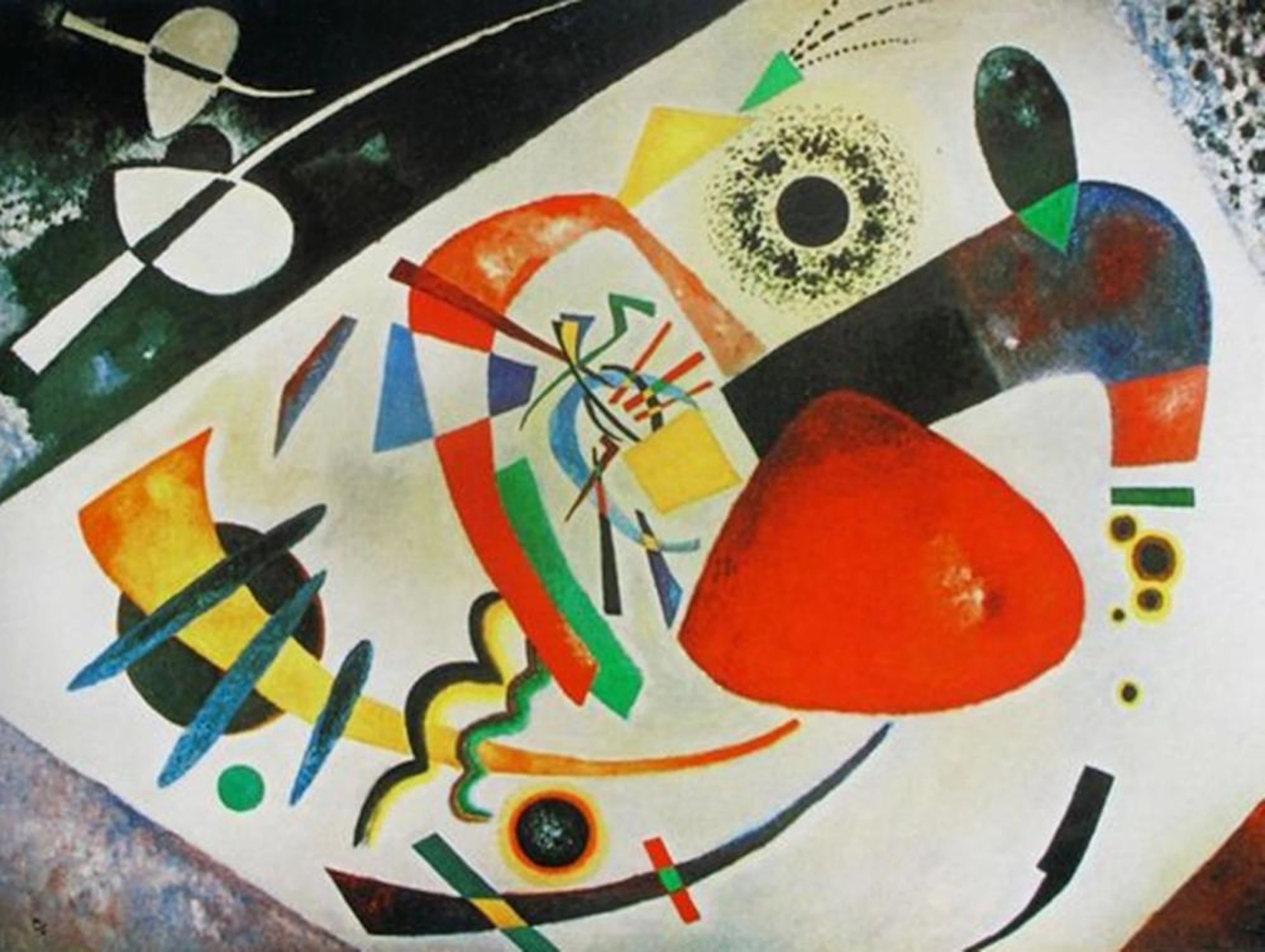 Wassily Kandinsky Red Spot Ii