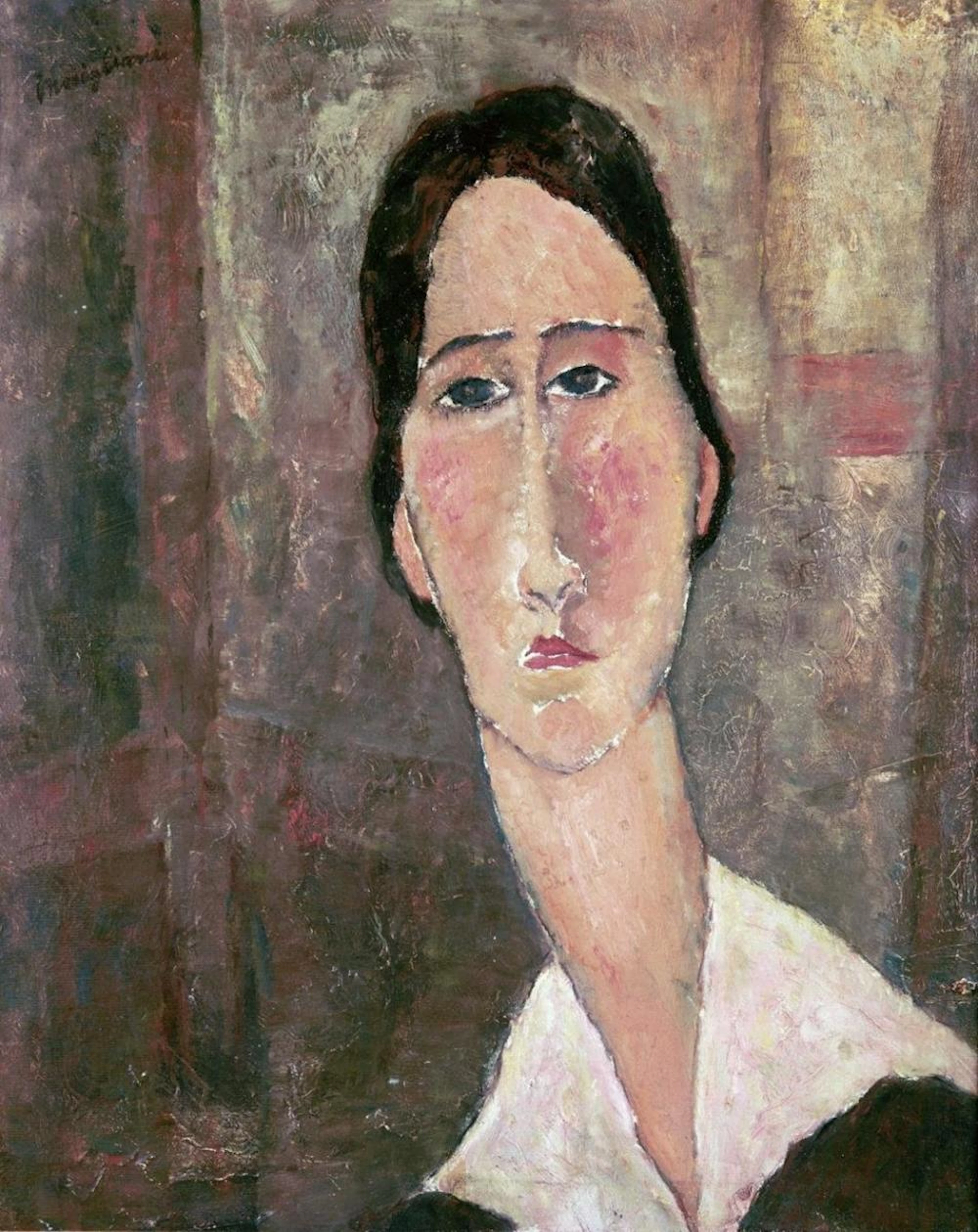 AMEDEO MODIGLIANI - PORTRAIT OF JEANNE HEBUTERNE