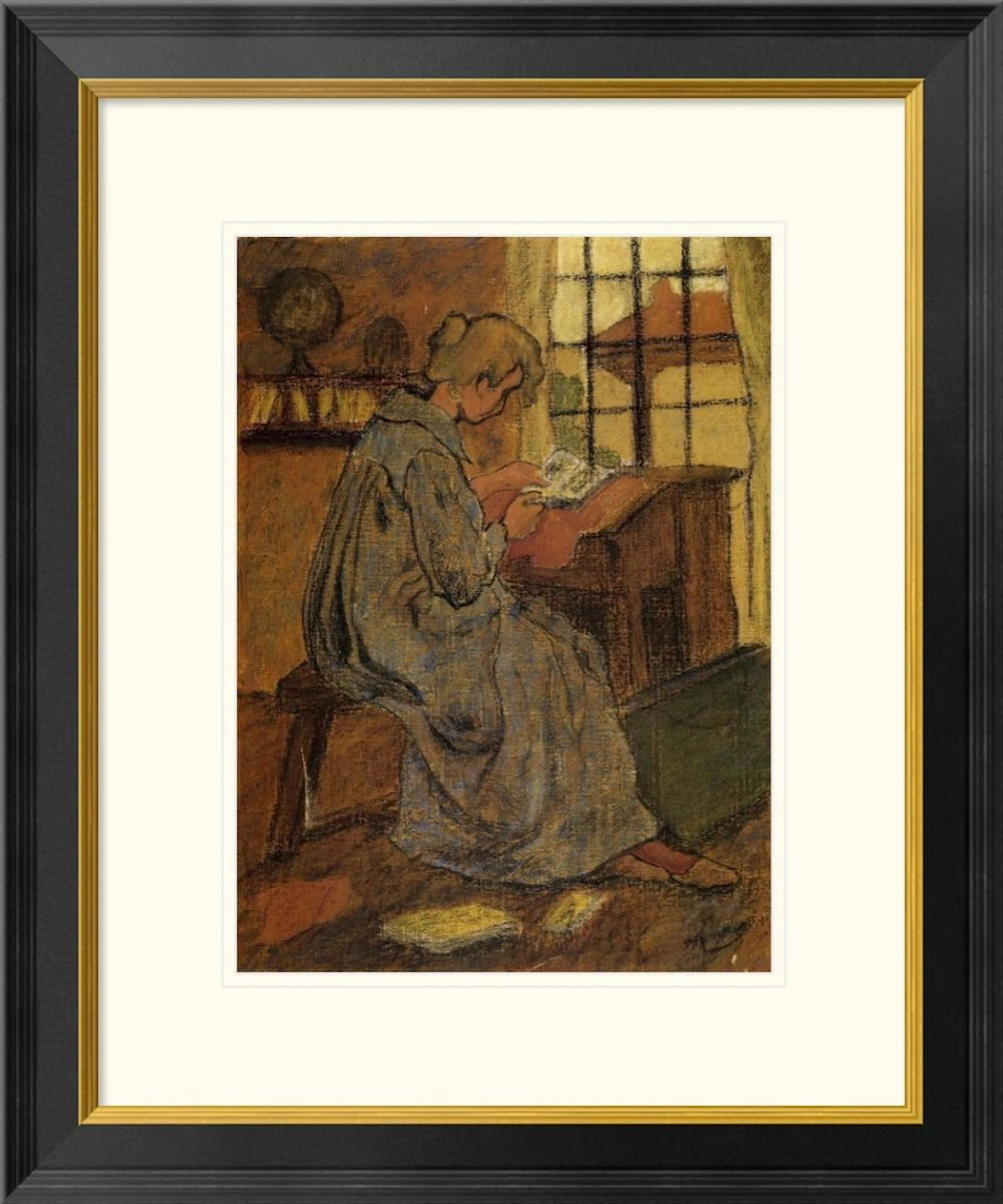 PAUL RANSON - JEUNE FILLE STUDIEUSE