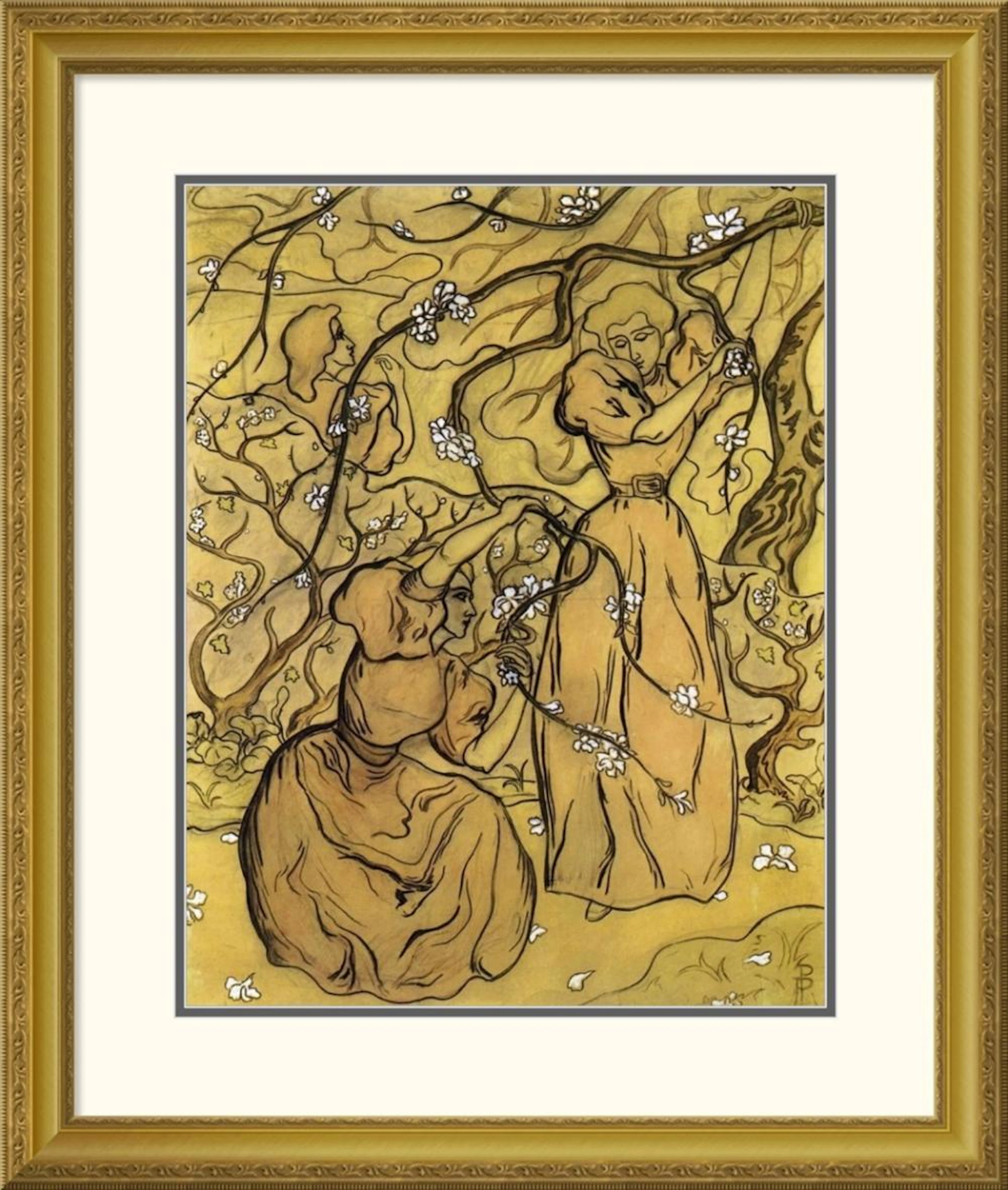 PAUL RANSON - FEMMES SOUS LES ARBRES EN FLEURS