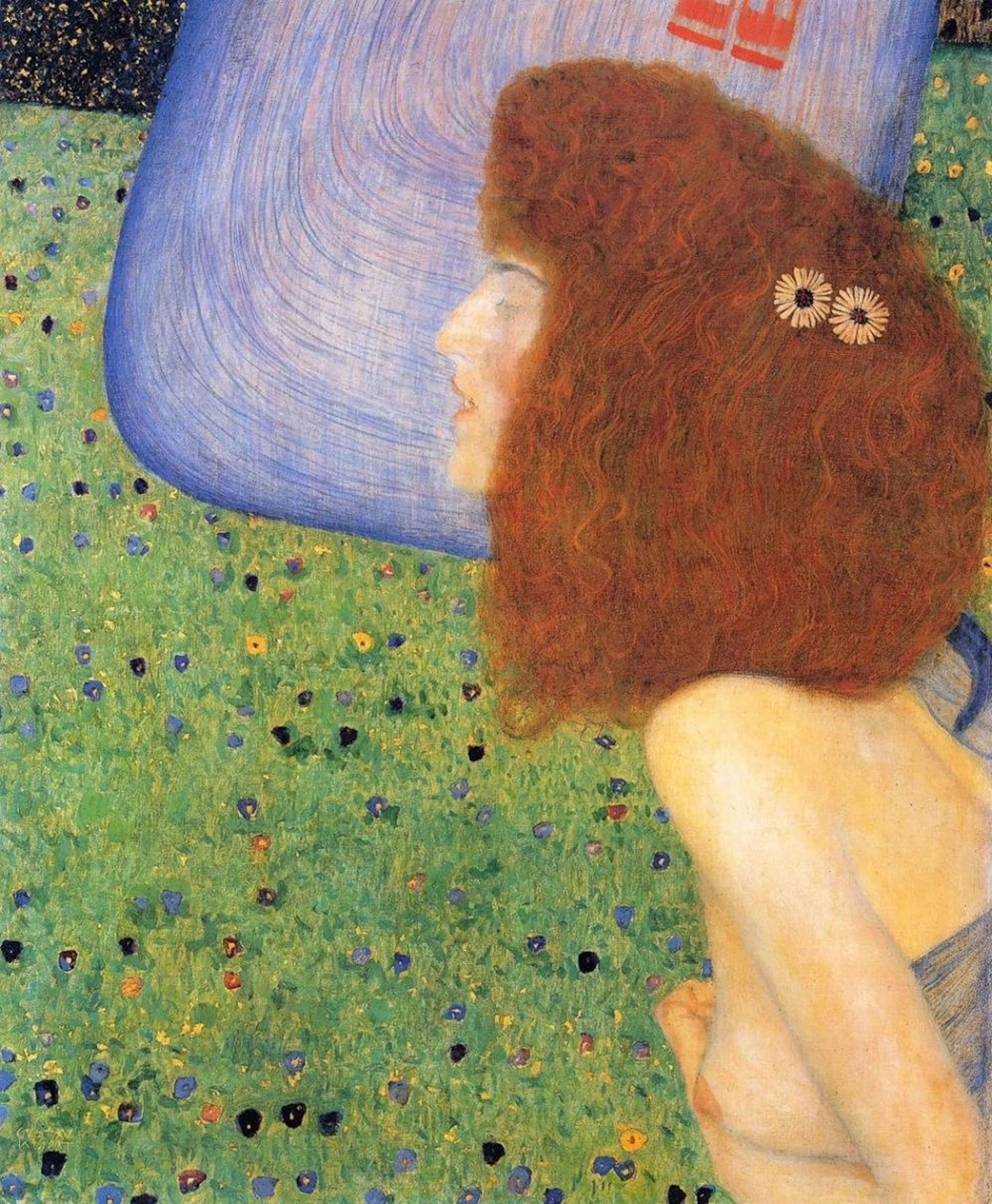 GUSTAV KLIMT - GIRL WITH BLUE VEIL 1903